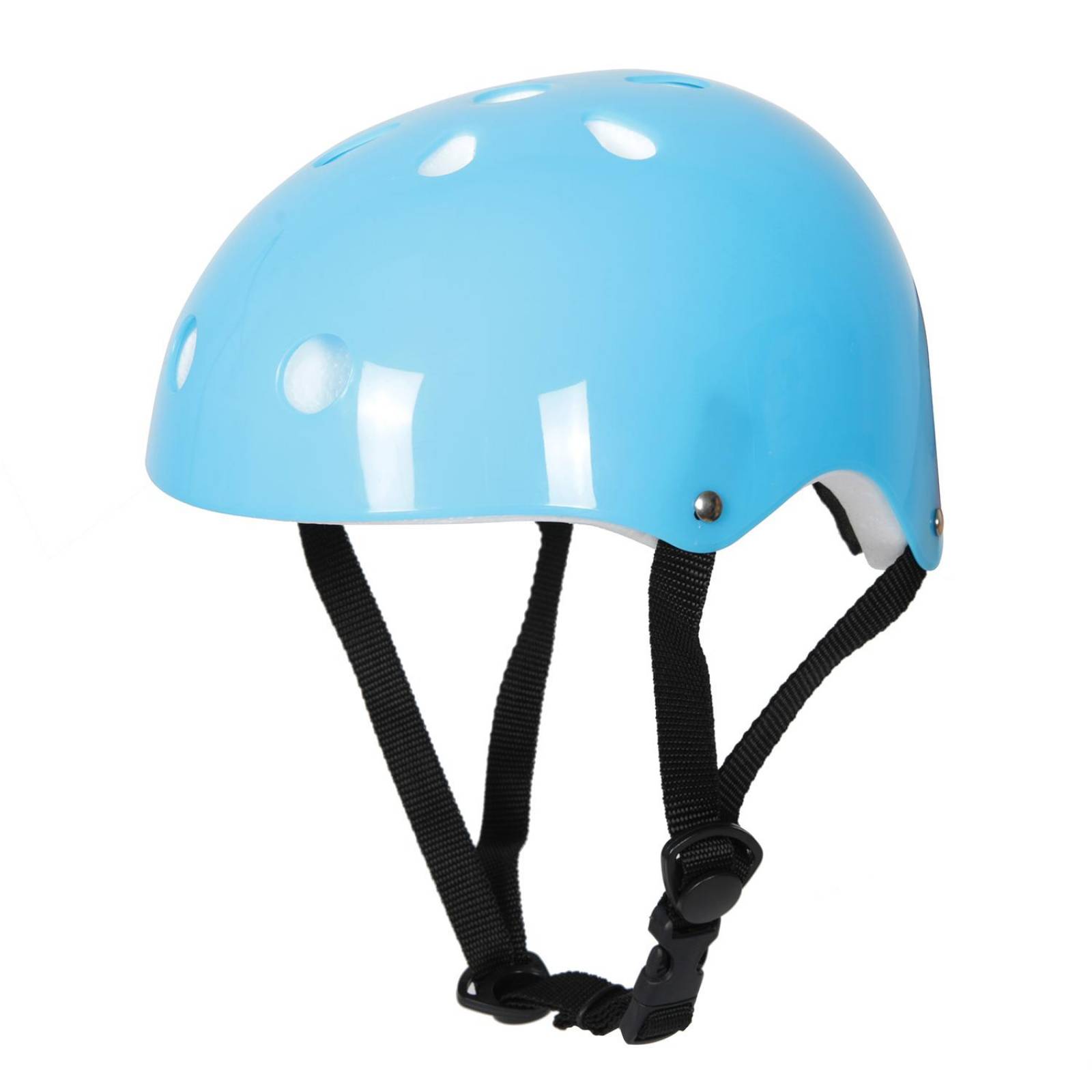 Casco para Niños Fuxion Toys, Cinta de Seguridad Ajustable Azul cielo Unitalla