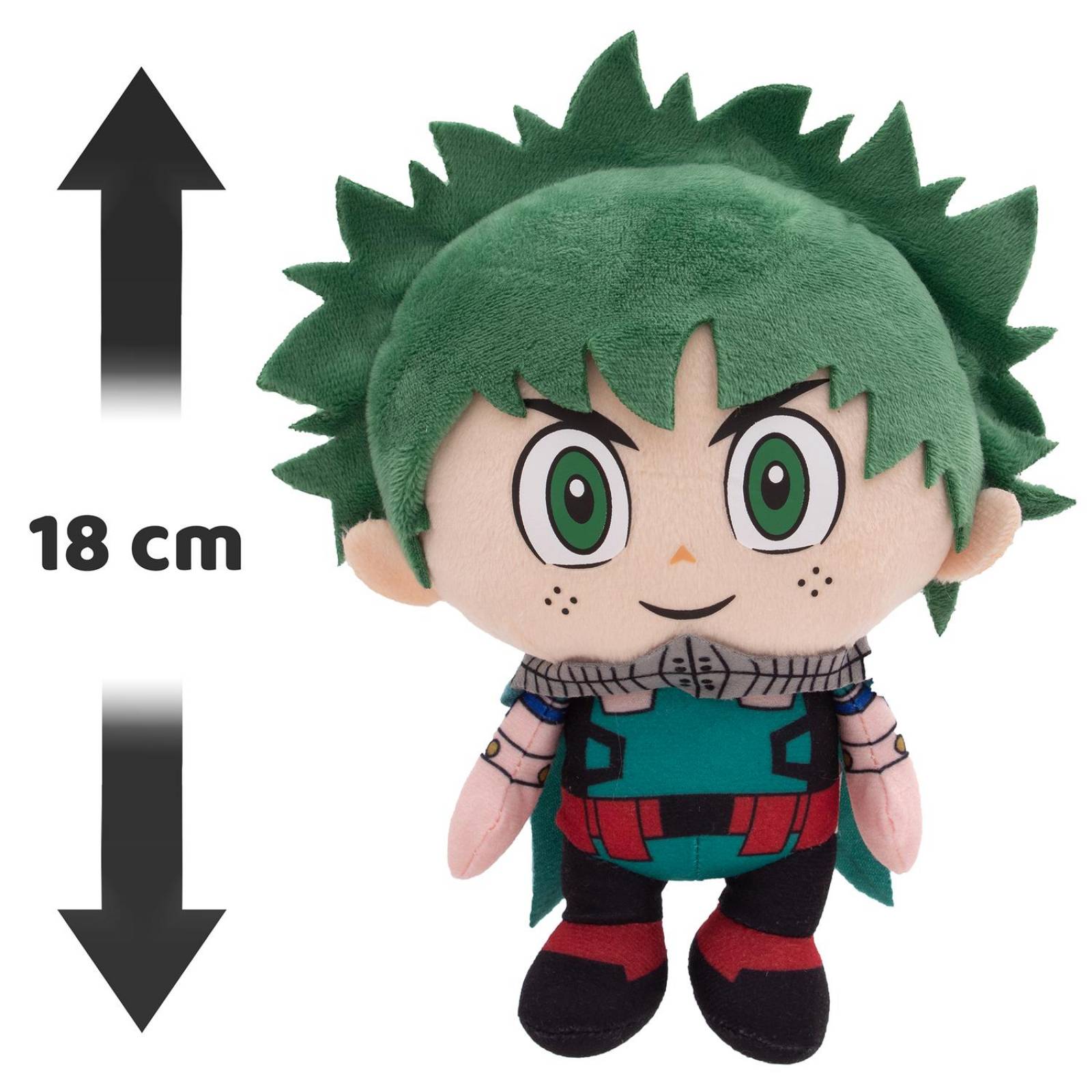 Peluche Deku Petit, Plush My Hero Academia, Suave, Colección Verde Unitalla