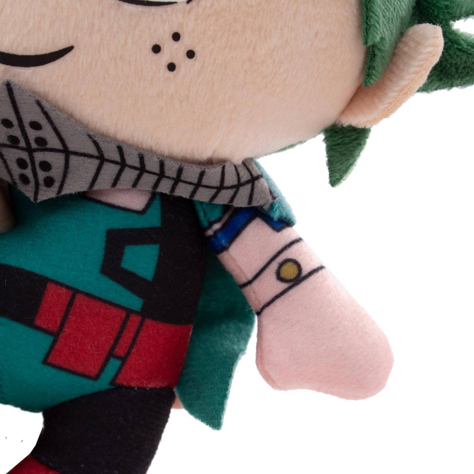 Peluche Deku Petit, Plush My Hero Academia, Suave, Colección Verde Unitalla