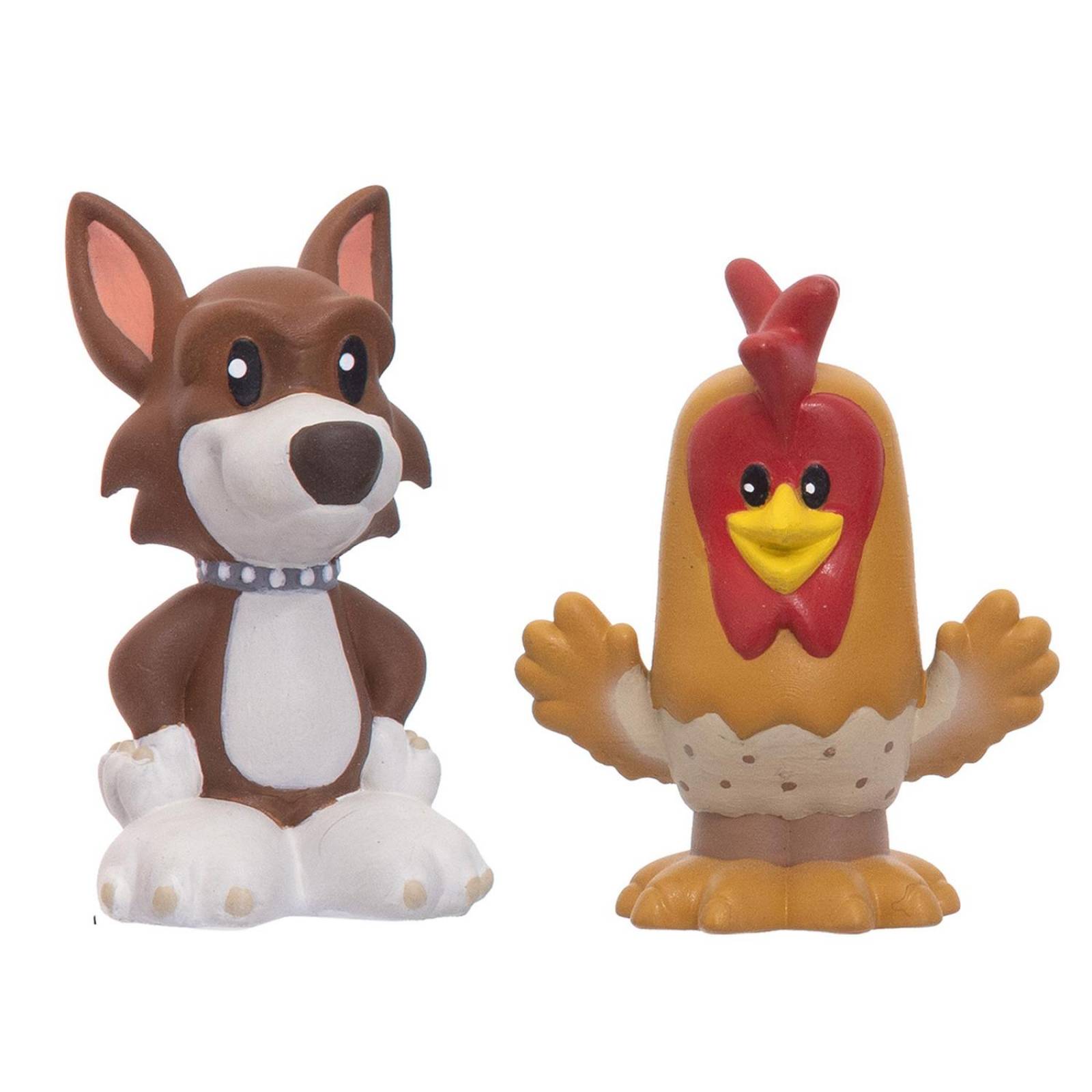 Peluches La Granja de Zenón, Kit Sorpresa con 2 Piezas de 3 Blanco Unitalla