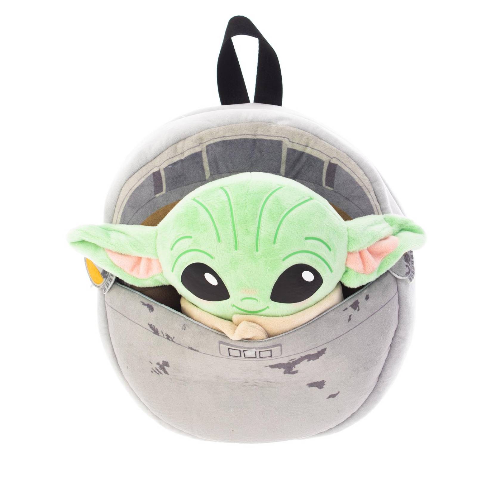 Mochila Backpack Disney con Peluche de Baby Yoda, Mide 10 Verde Unitalla