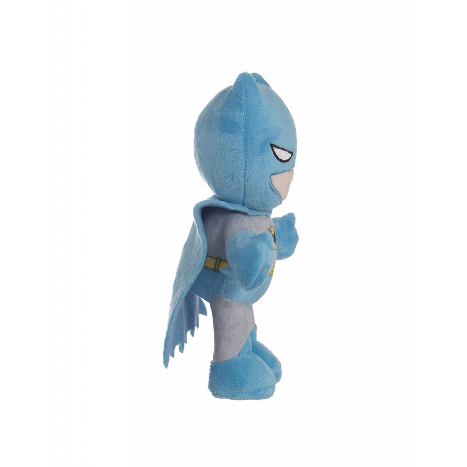 Peluche Articulado Batman, Juguete DC Comics, Coleccionable Azul Unitalla
