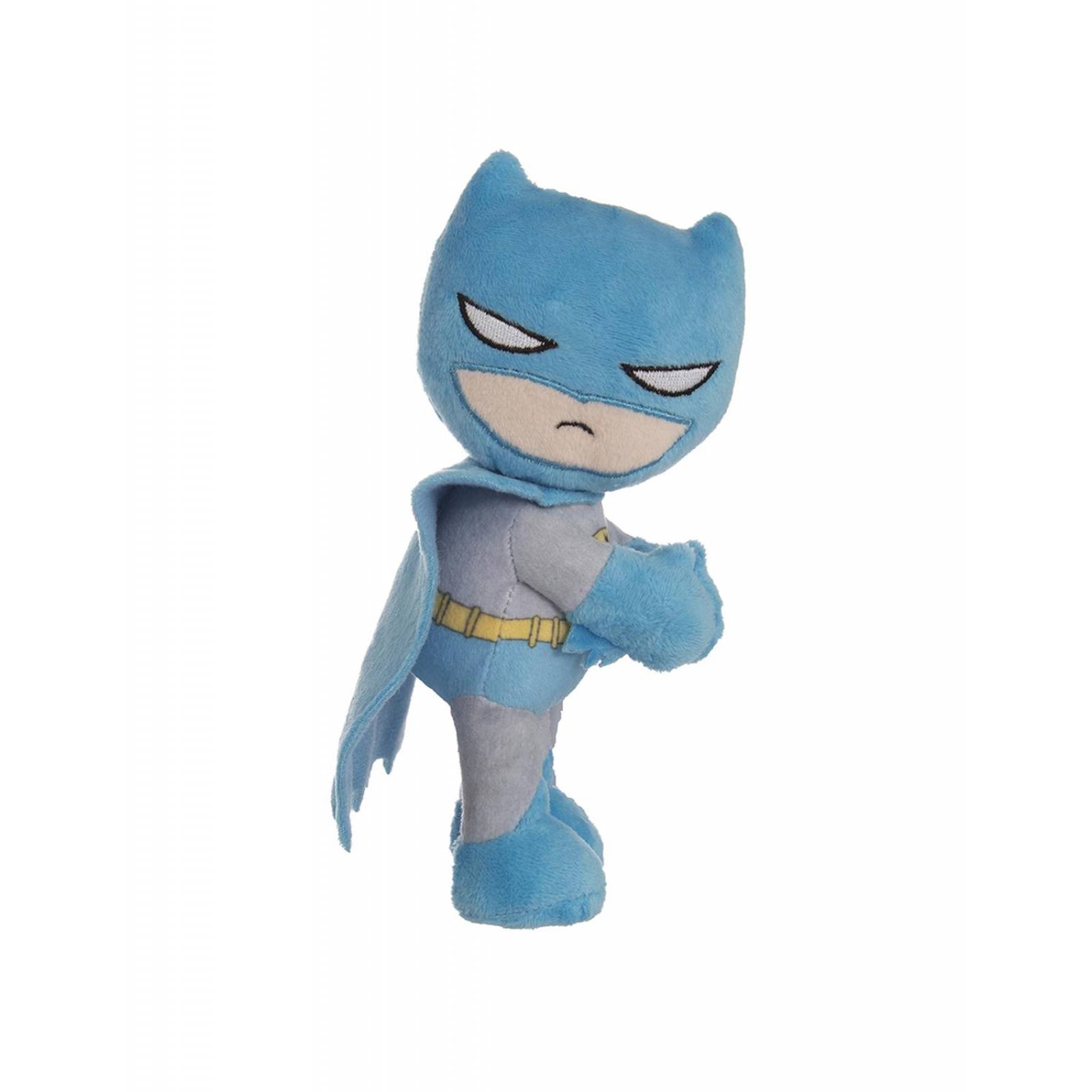 Peluche Articulado Batman, Juguete DC Comics, Coleccionable Azul Unitalla