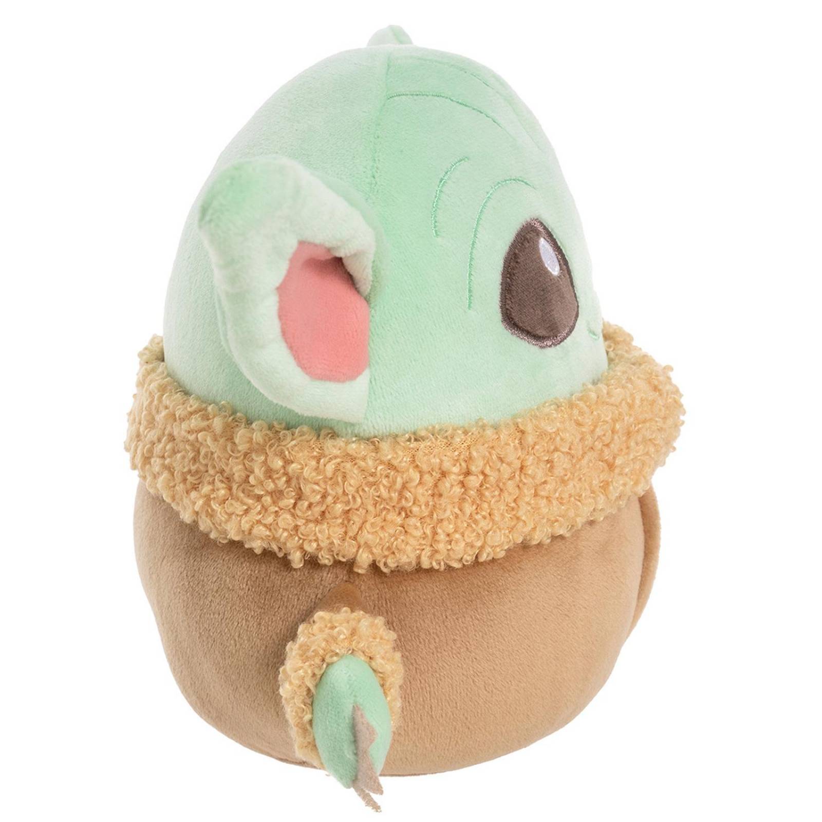 Peluche Tipo Almohada, Baby Yoda de Star Wars, 17.7 cm Verde Unitalla