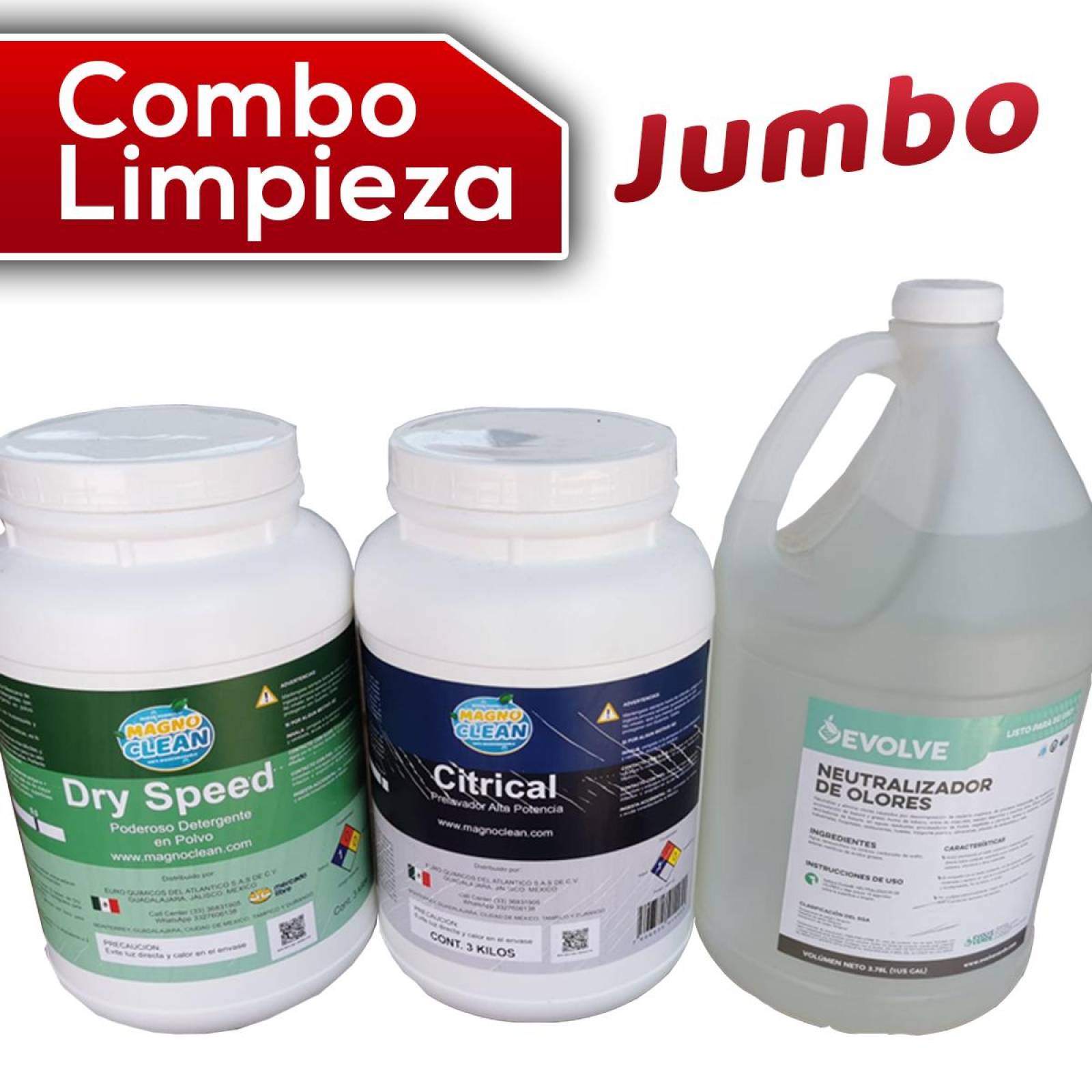 Combo: Citrical - Dry Speed - Neutralizador Olores 