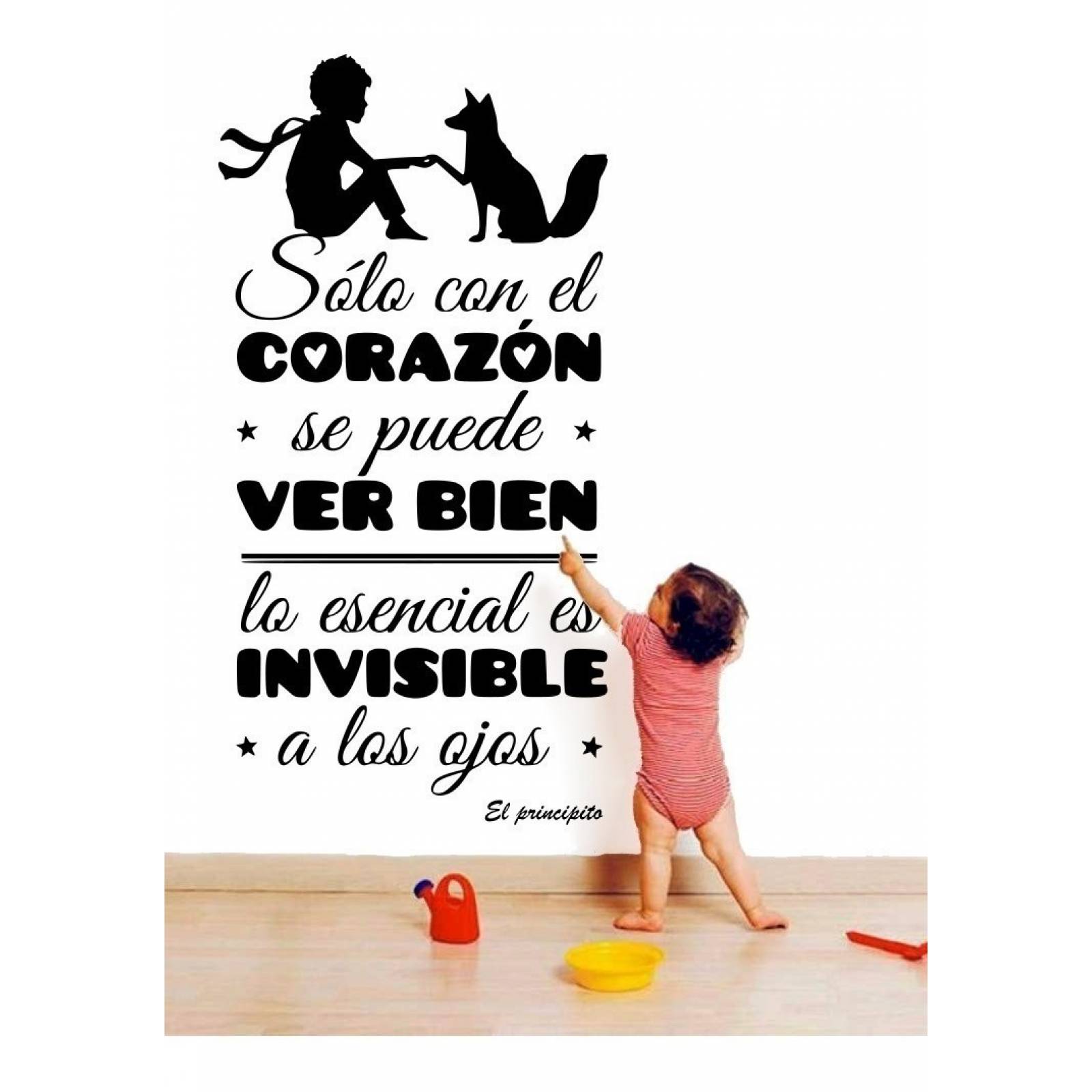 Vinilos Decorativos Vinilo Pared Frases Letras El Principito