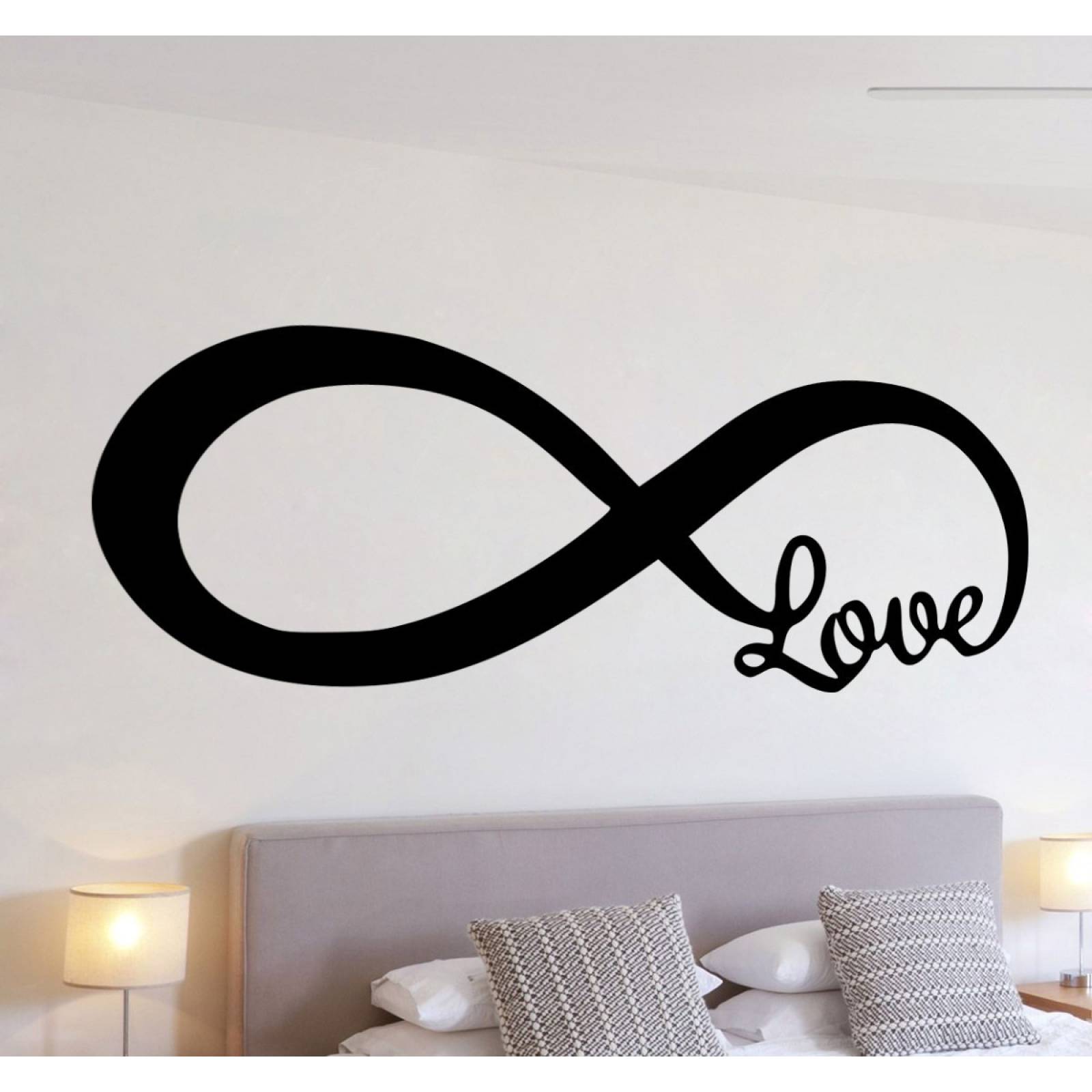 Vinilos Decorativos Vinilo Pared Frases Letras Infinito Love