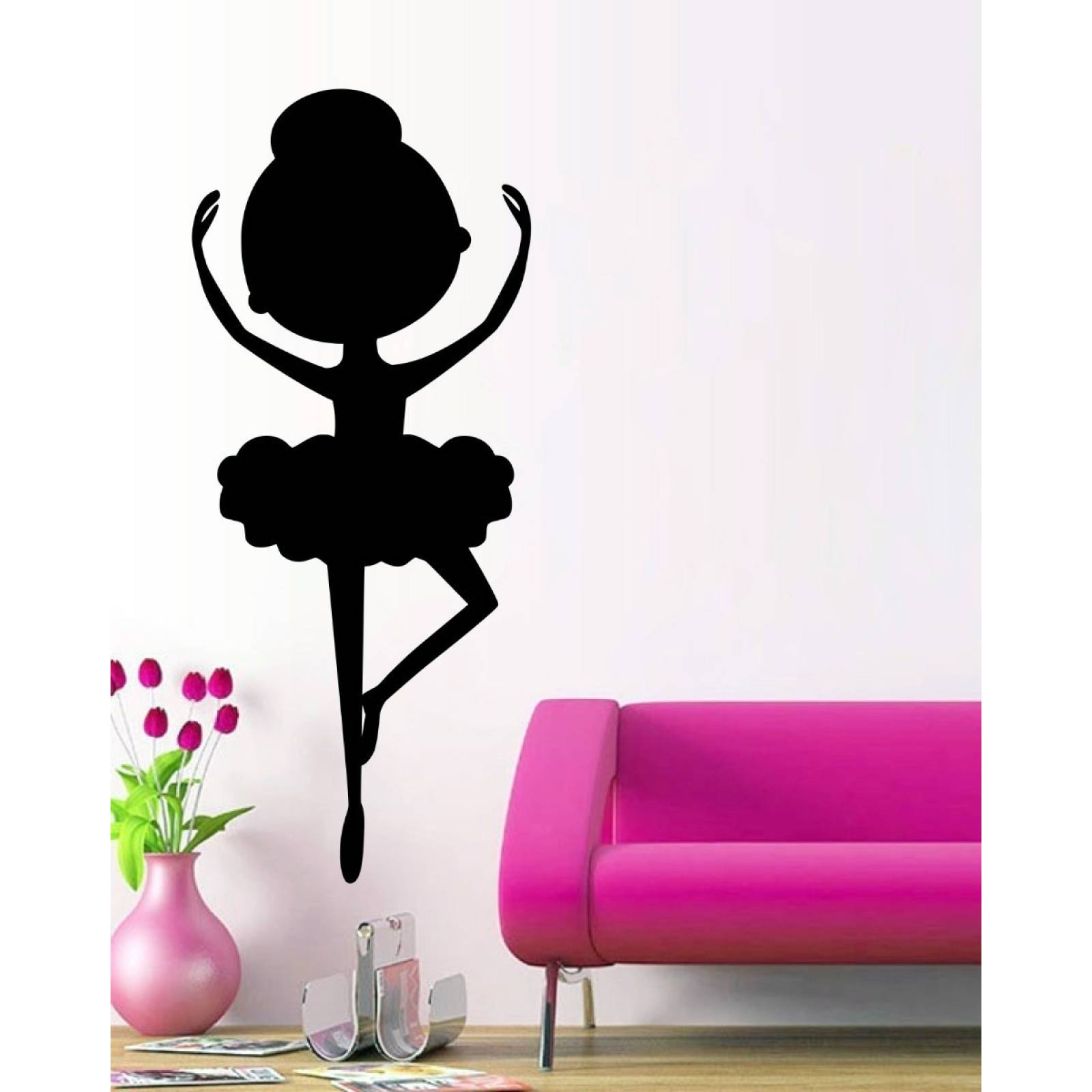 Vinilos Decorativos Vinilo Pared Silueta Bailarina Ballet