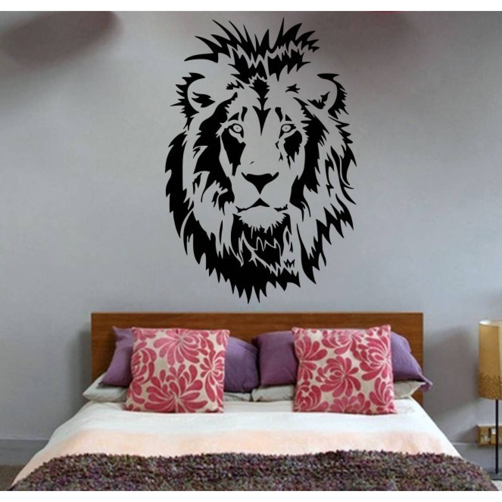 Vinilos Decorativos Vinilo Para Pared Vidrio Silueta Leon