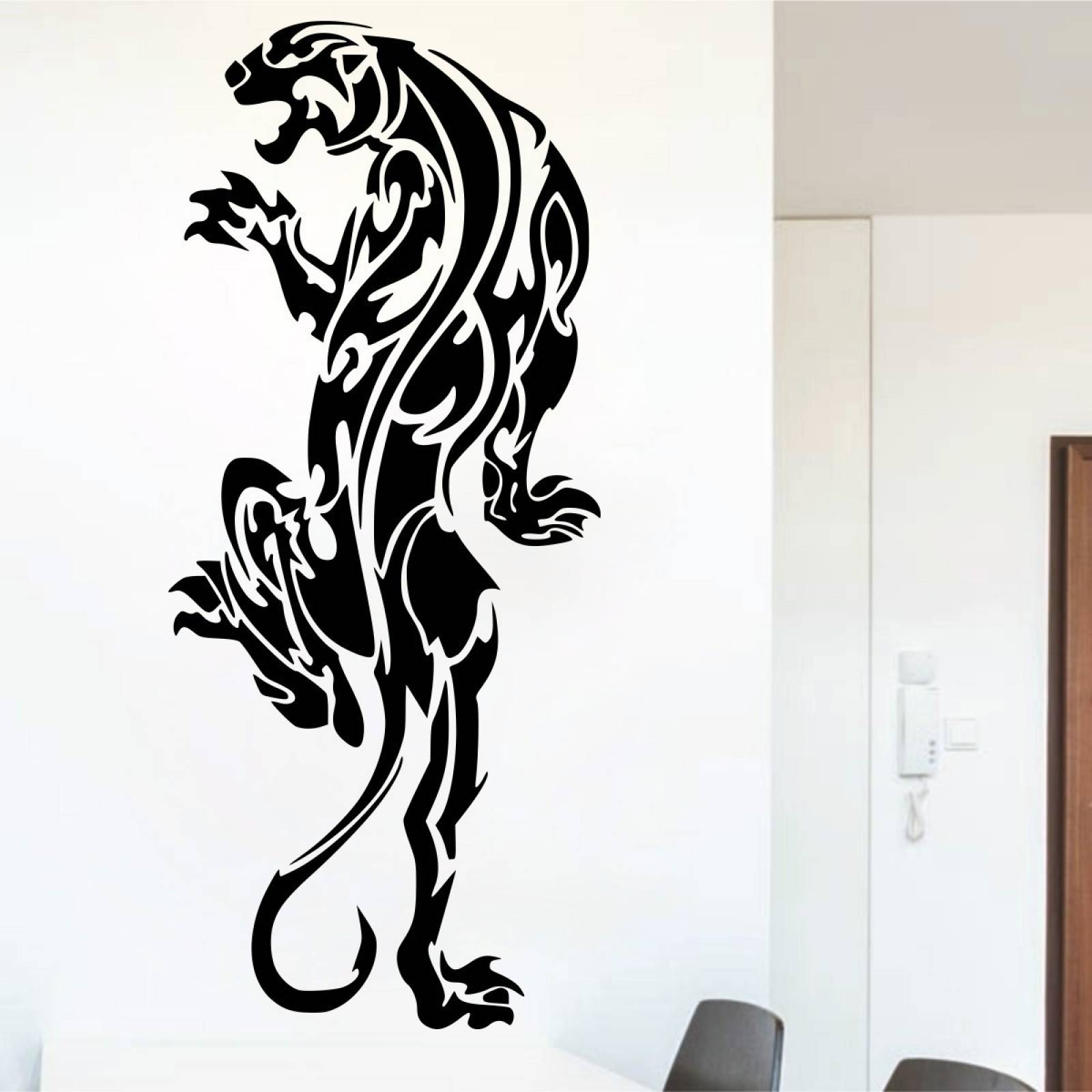 Vinilos Decorativos Vinilo Para Pared Dibujo Puma Tribal
