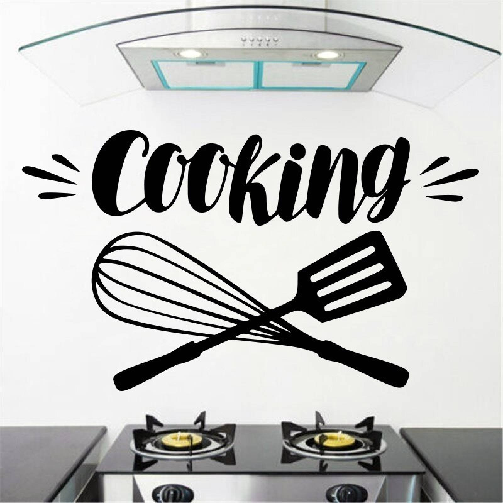Vinilos Decorativos Vinilo Para Pared Letras Cooking Cocina