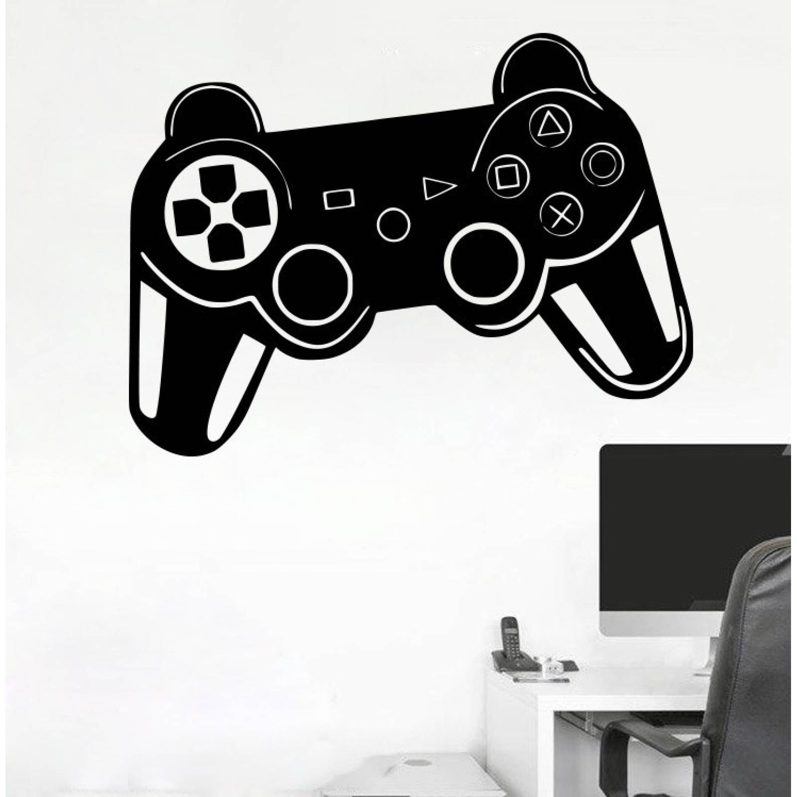 Vinilos Decorativos Vinilo Para Pared Control Ps Gamer
