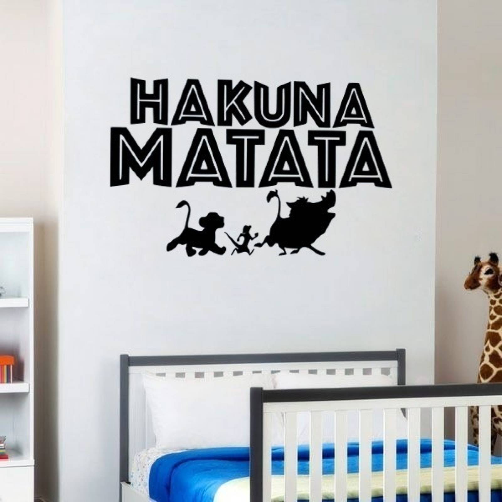 Vinilos Decorativos Vinil Pared Frases Letras Hakuna Matata