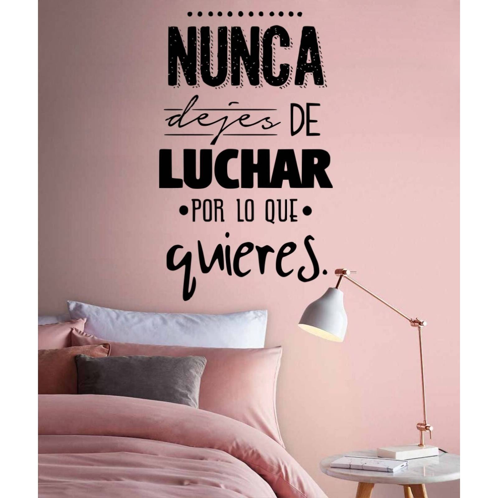 Viniles Decorativos Vinil Pared Frase Nunca Dejes De Luchar