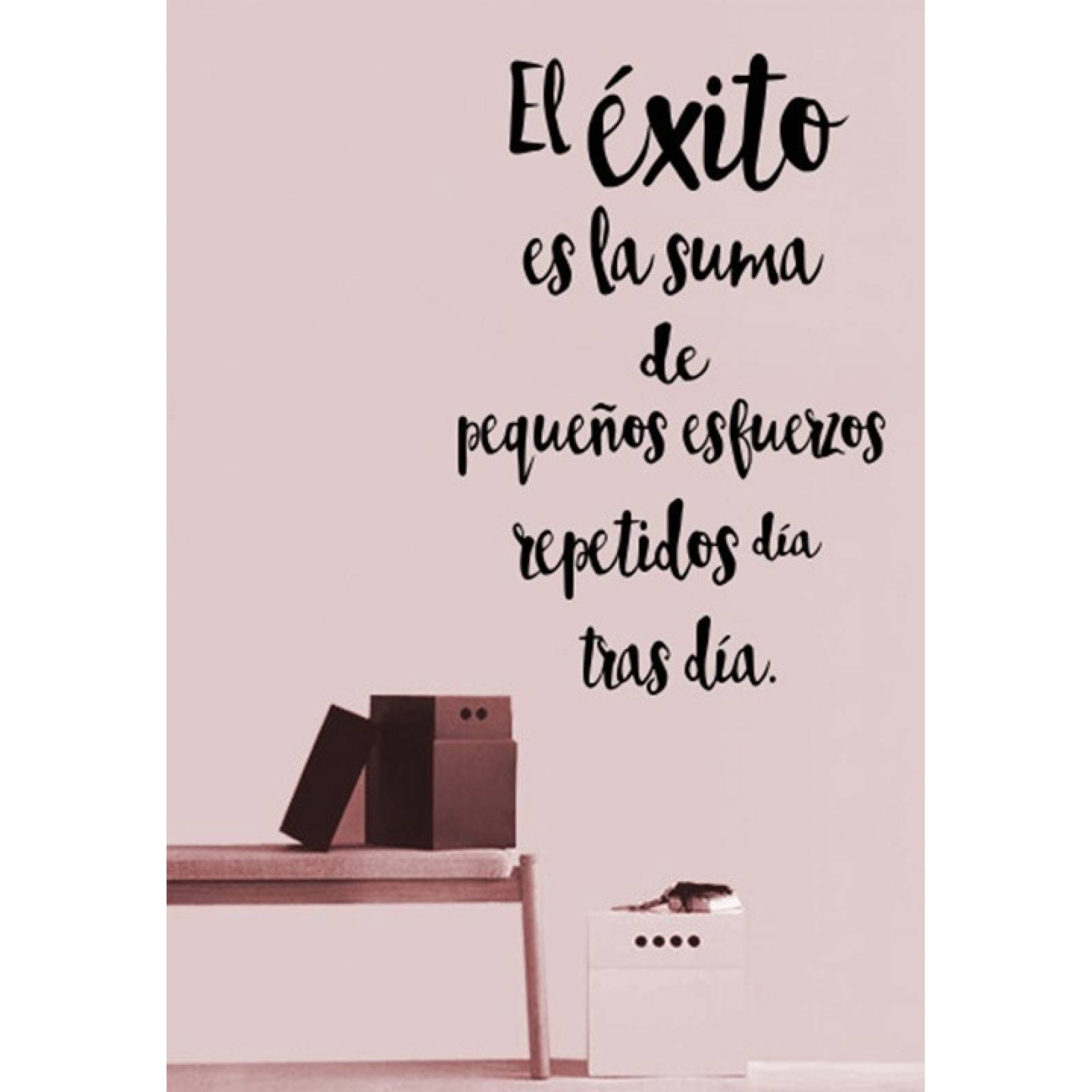 Vinilos Decorativos Vinil Pared Frases El Éxito Es La Suma