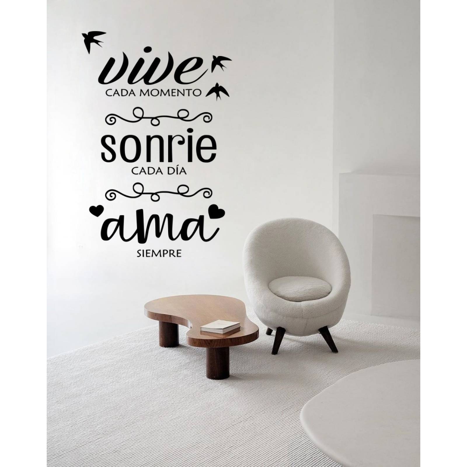 Vinilos Decorativos Para Pared Modernos Vive Cada Momento