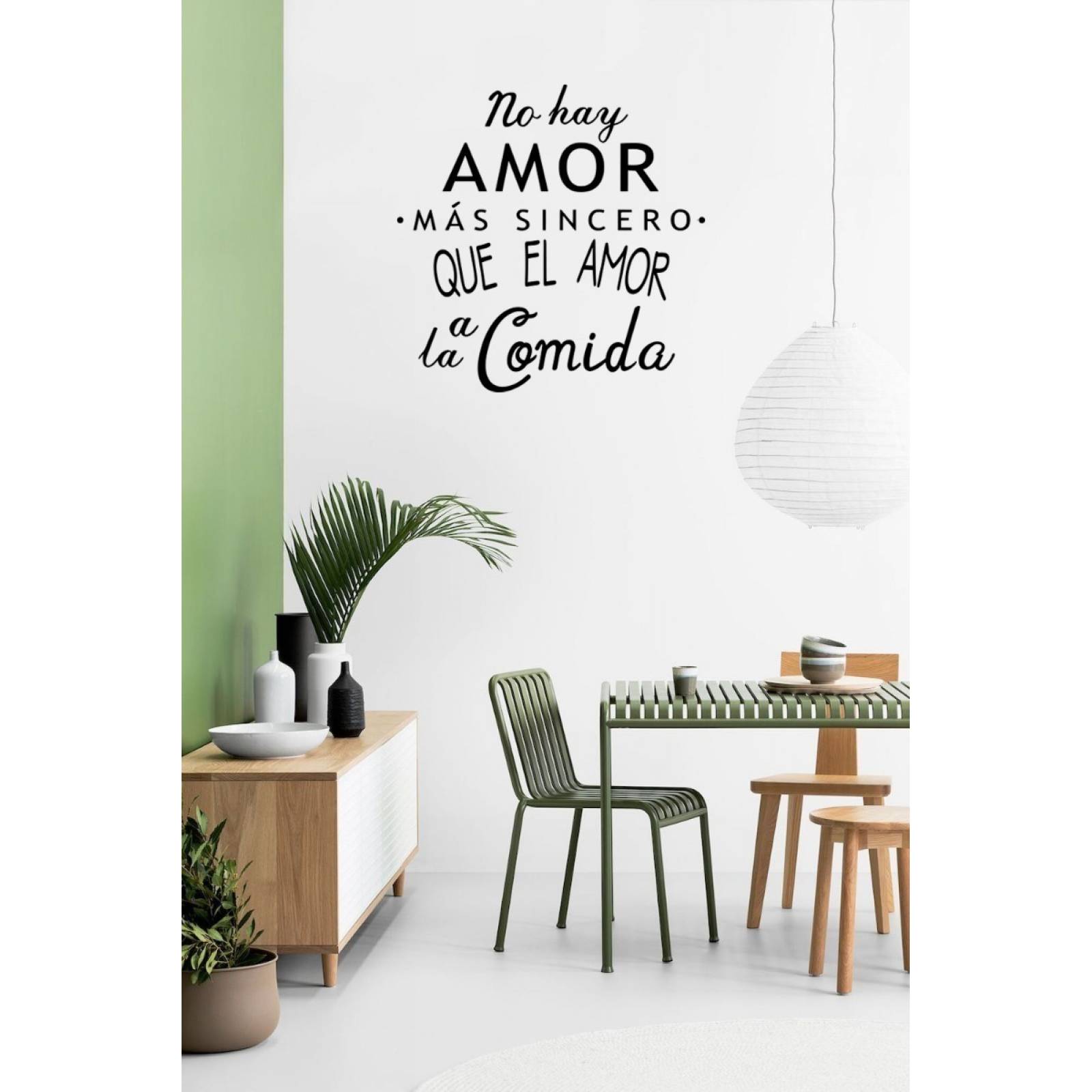 Vinilos Decorativos Para Comedor No Hay Amor Mas Sincero Que