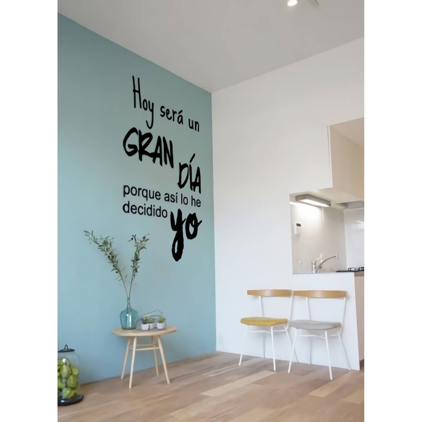Vinilos Decorativos Vinil Pared Frases Hoy Será Un Gran Día