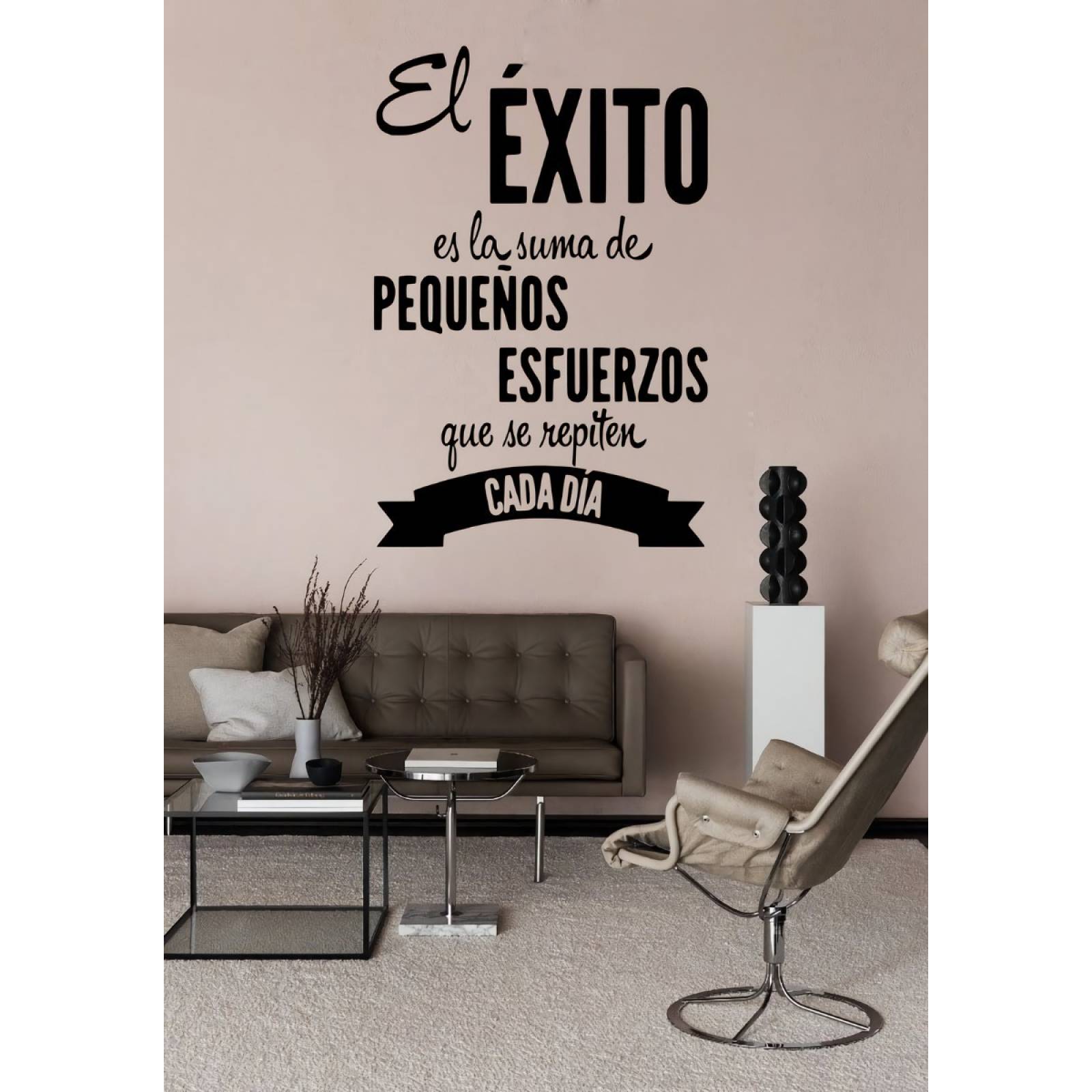 Vinilos Decorativos Paredes El Éxito Es La Suma De Pequeños