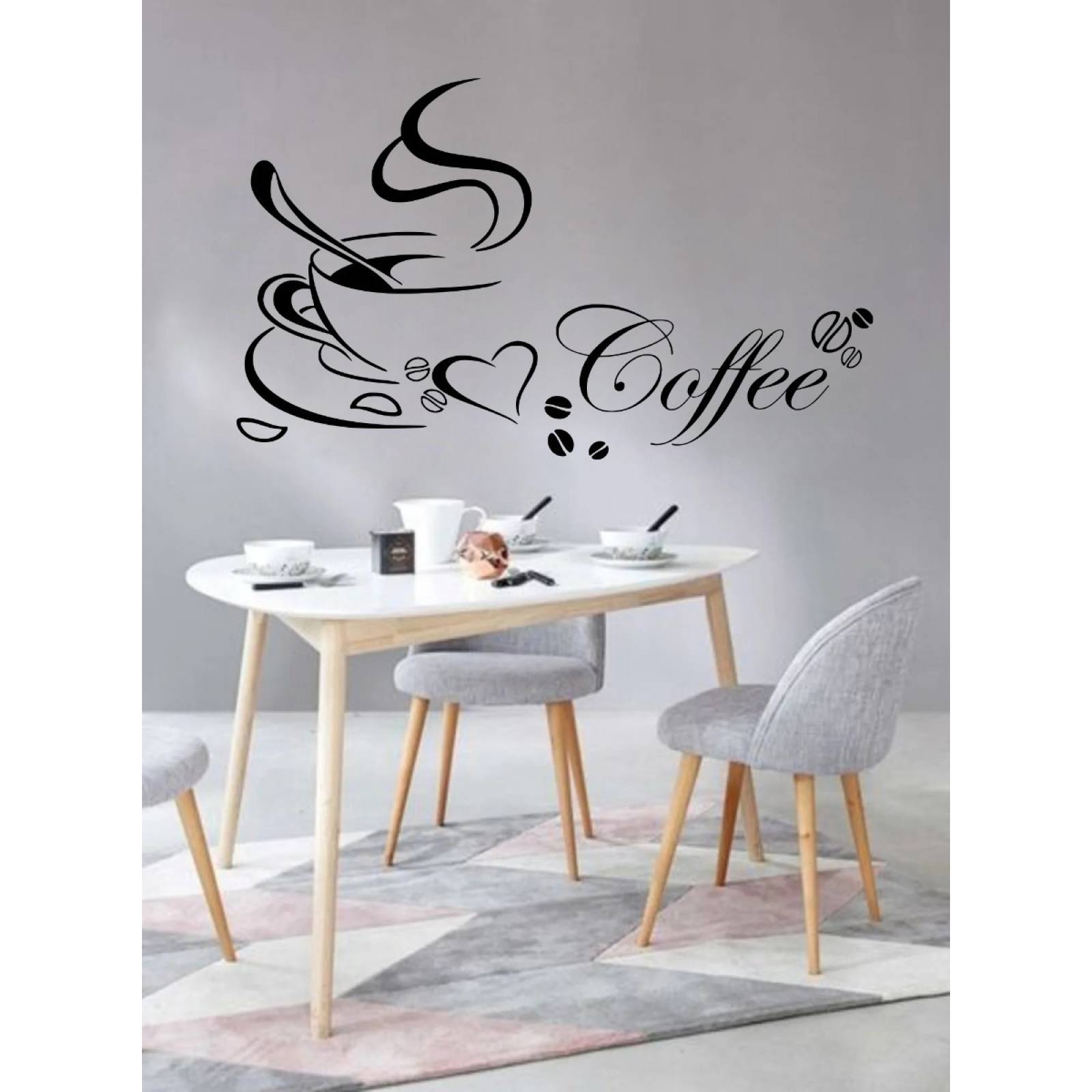 Viniles Para Decoracion De Pared Taza Café Corazon Coffee