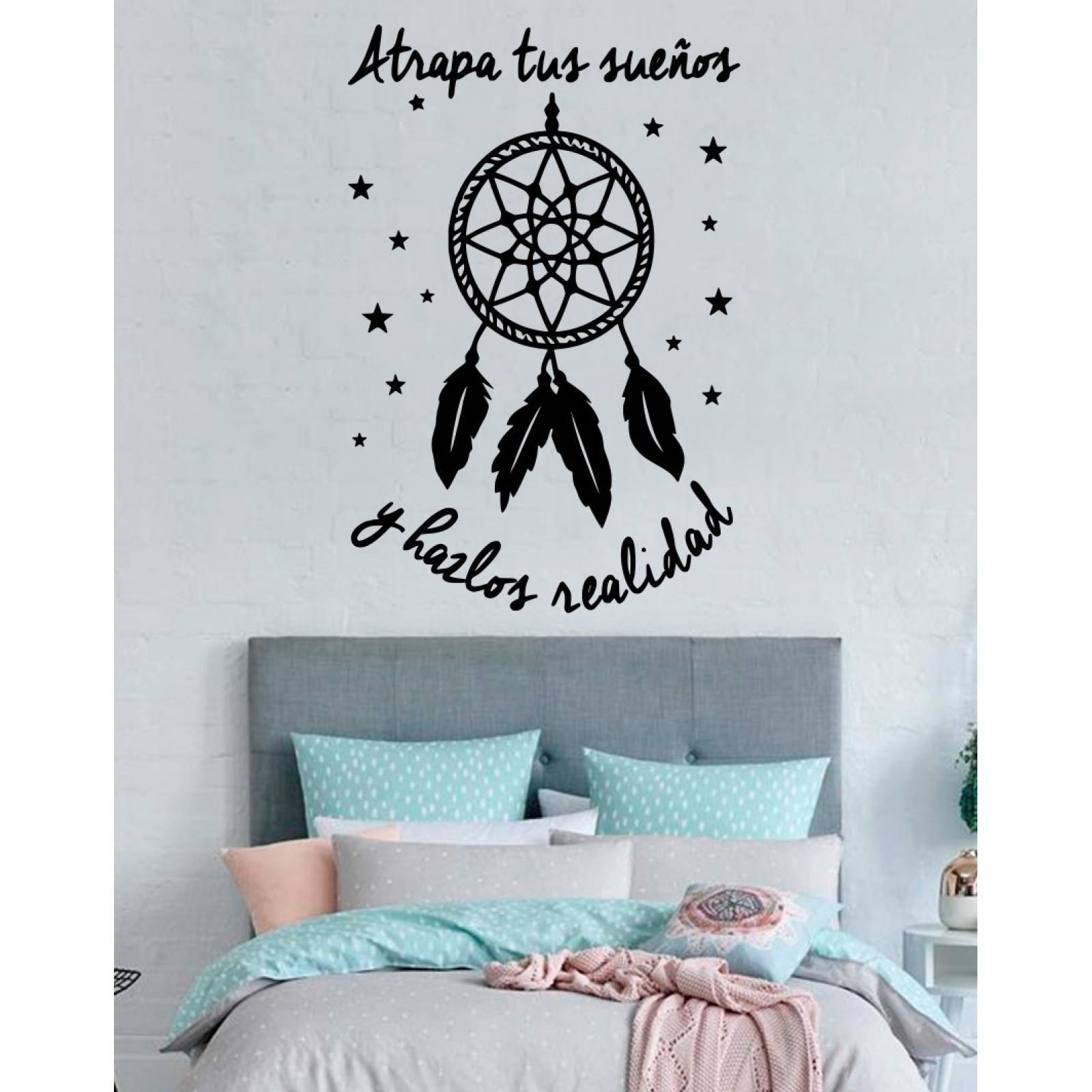 Viniles Decorativos Vinil Pared Frases Atrapa Tus Sueños