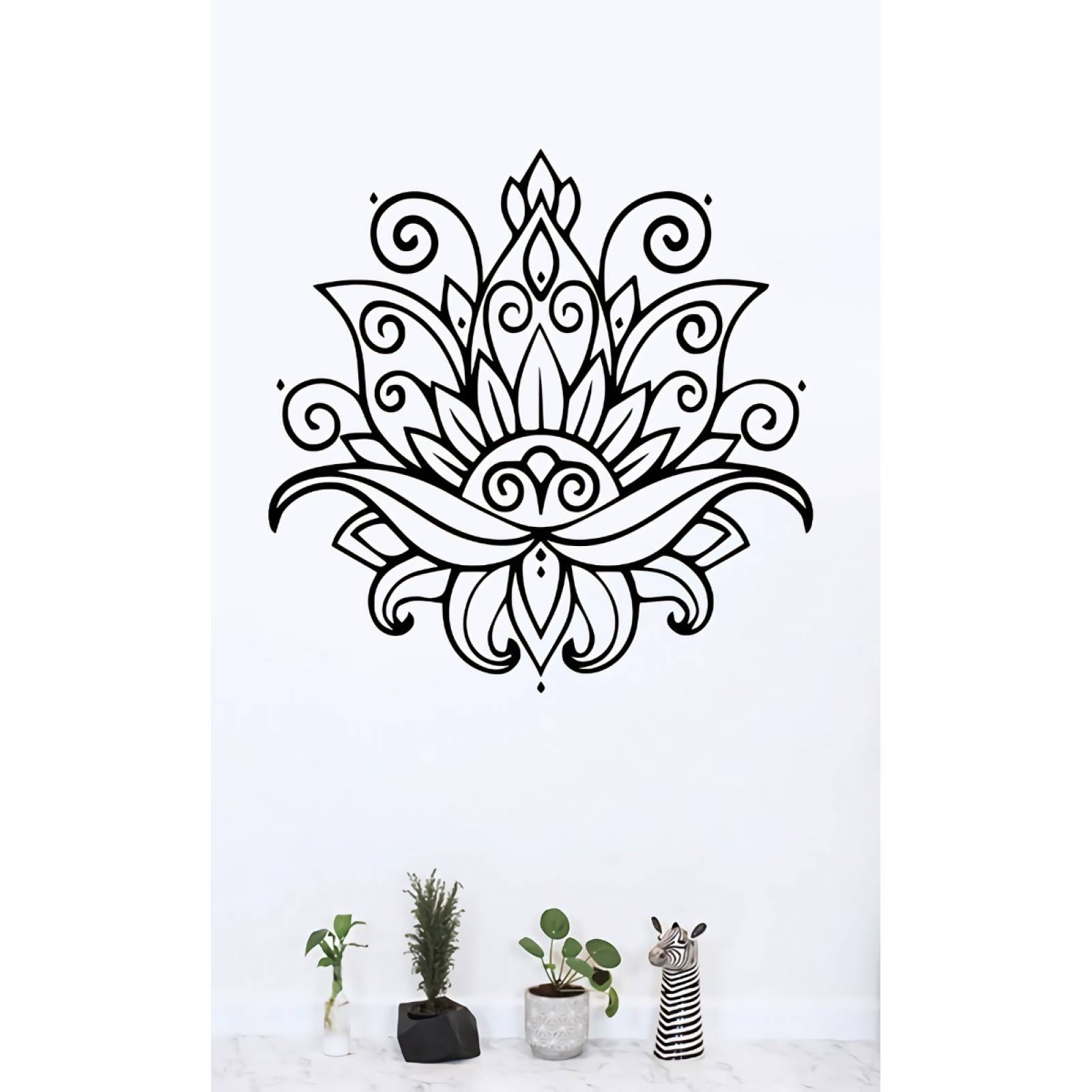 Vinilos Decorativos Viniles Para Pared Flor De Loto Mandala
