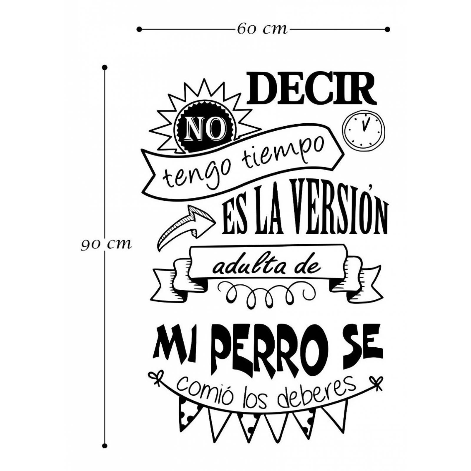 Viniles Para Decoracion De Pared Decir No Tengo Tiempo Es...