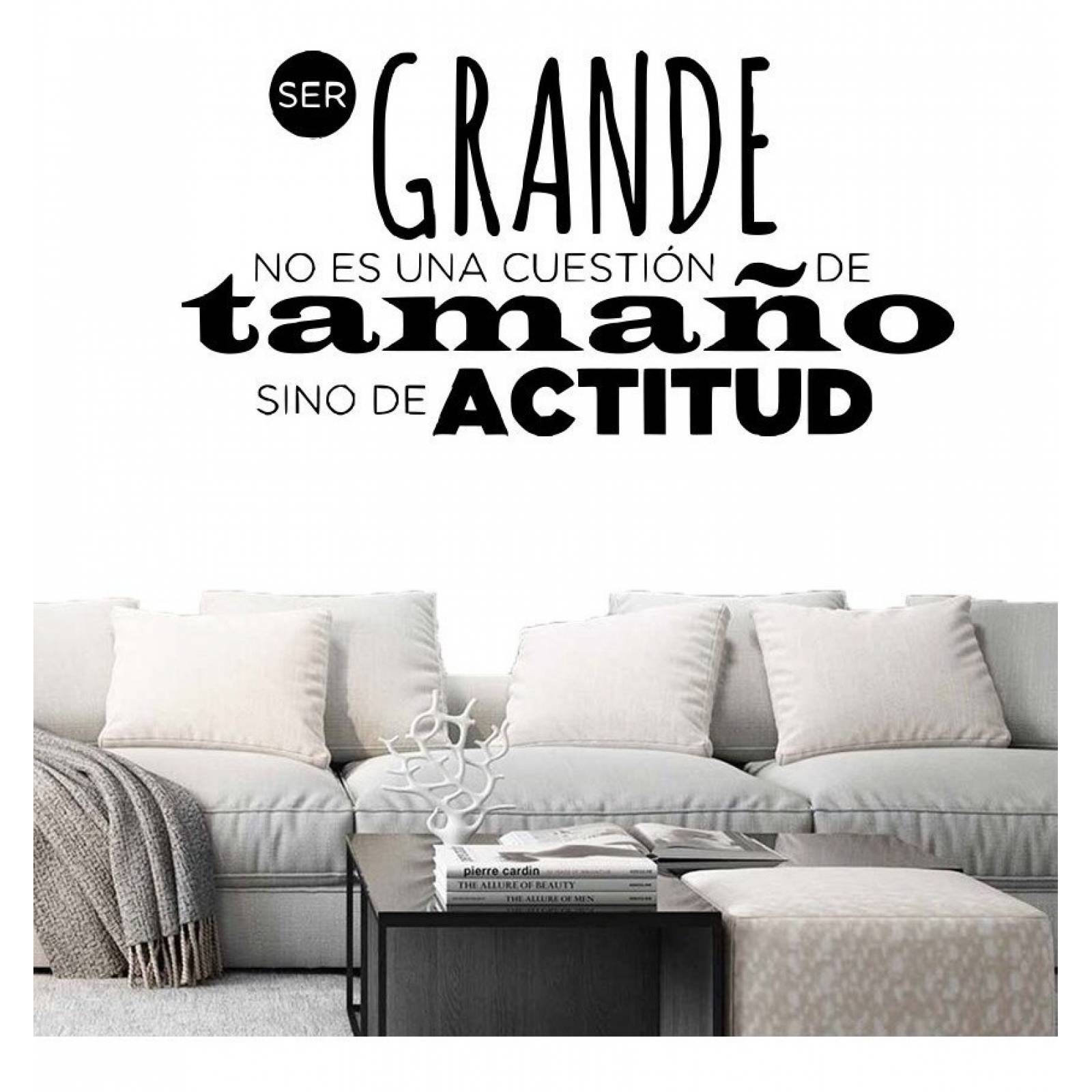 Vinil Decorativo Para Pared Frases Letras Ser Grande No Es..