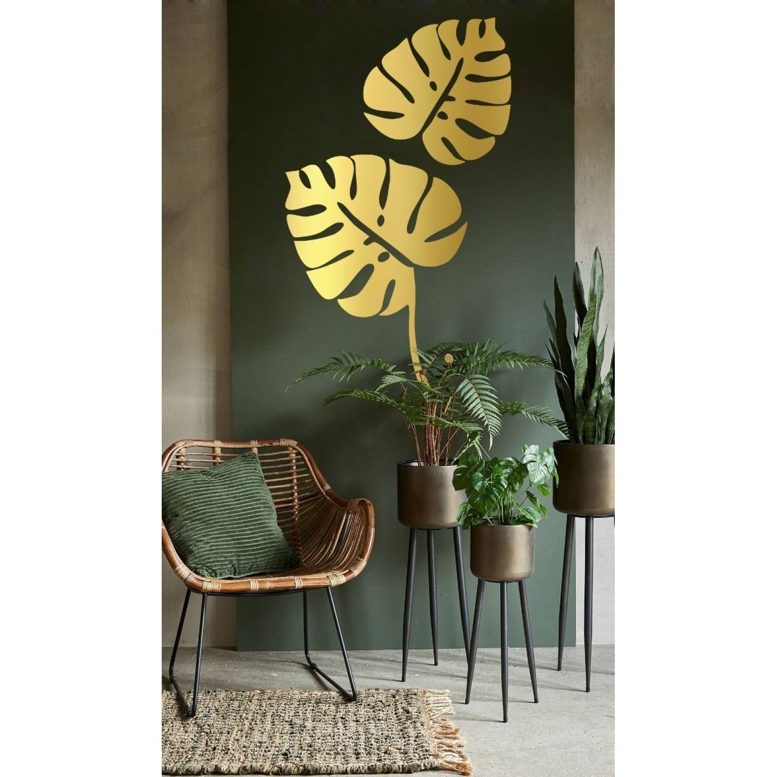 Vinilos Decorativos Viniles Para Pared Silueta Fenix Ave Oro