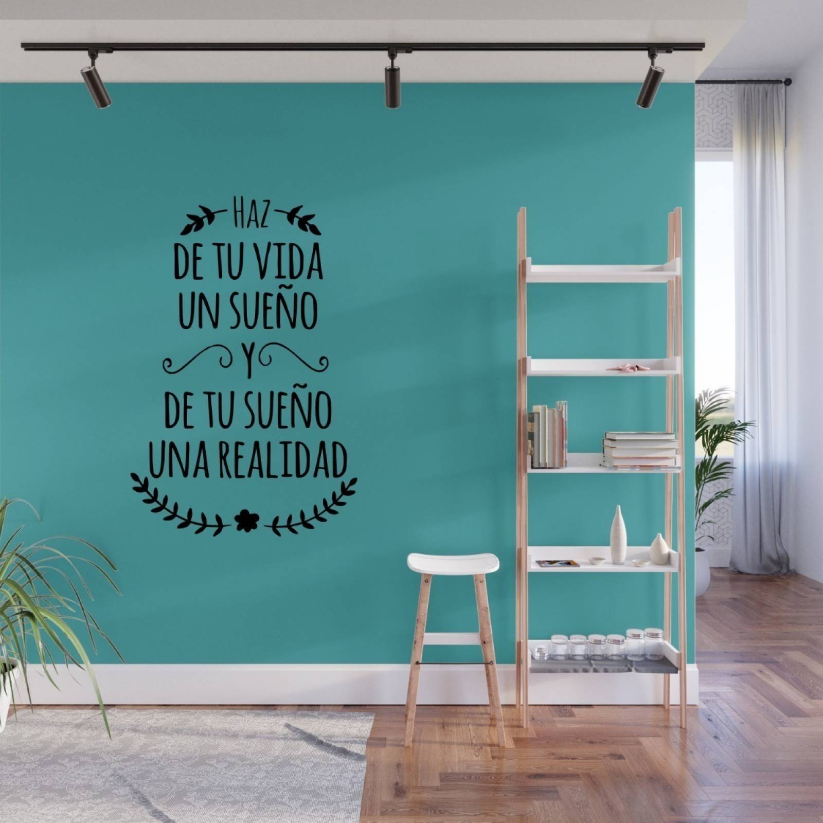 Vinil Decorativo Paredes Frases Letras Mi Hogar Mi Casa En..
