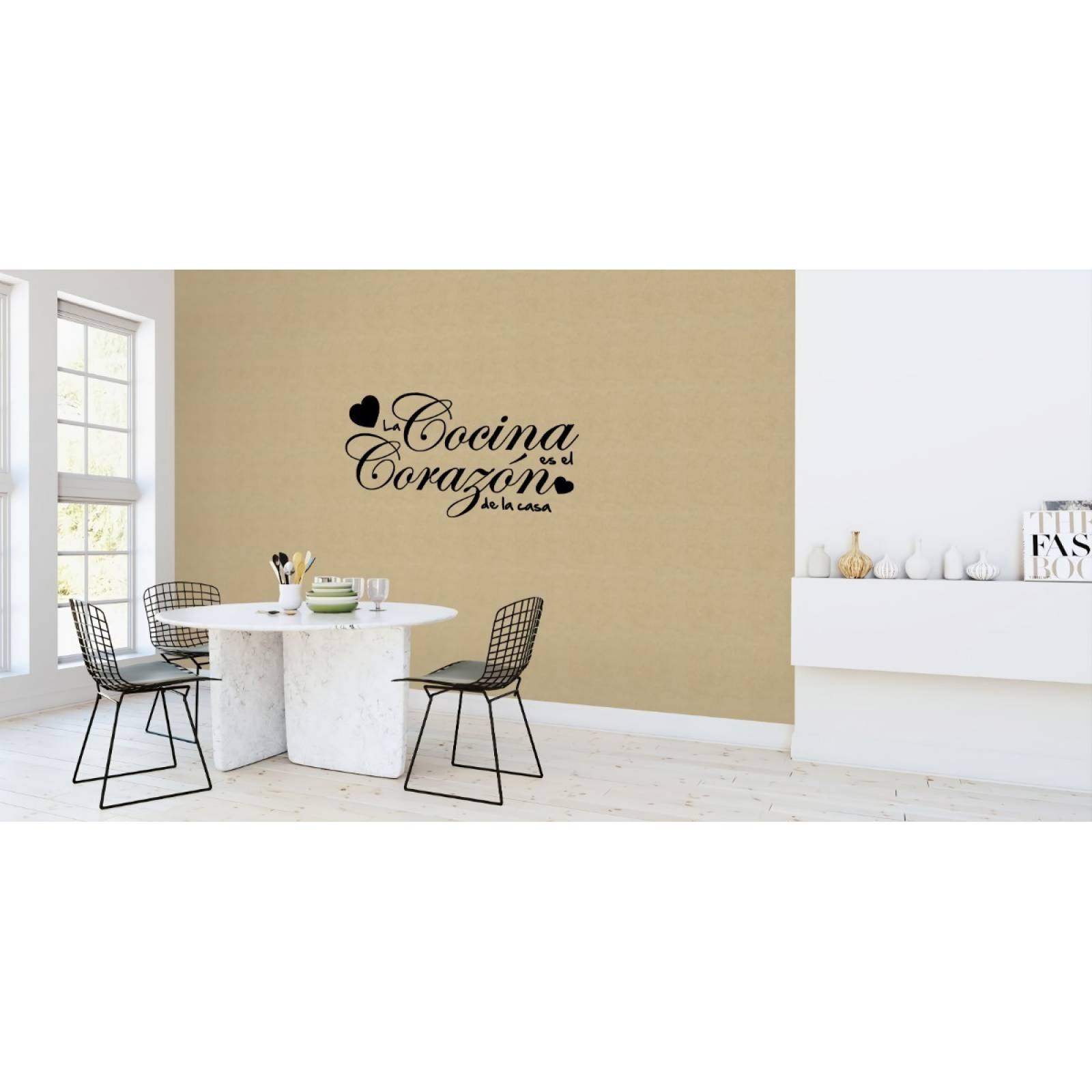Viniles Decorativos Pared Frases Letras En Esta Casa Blanco