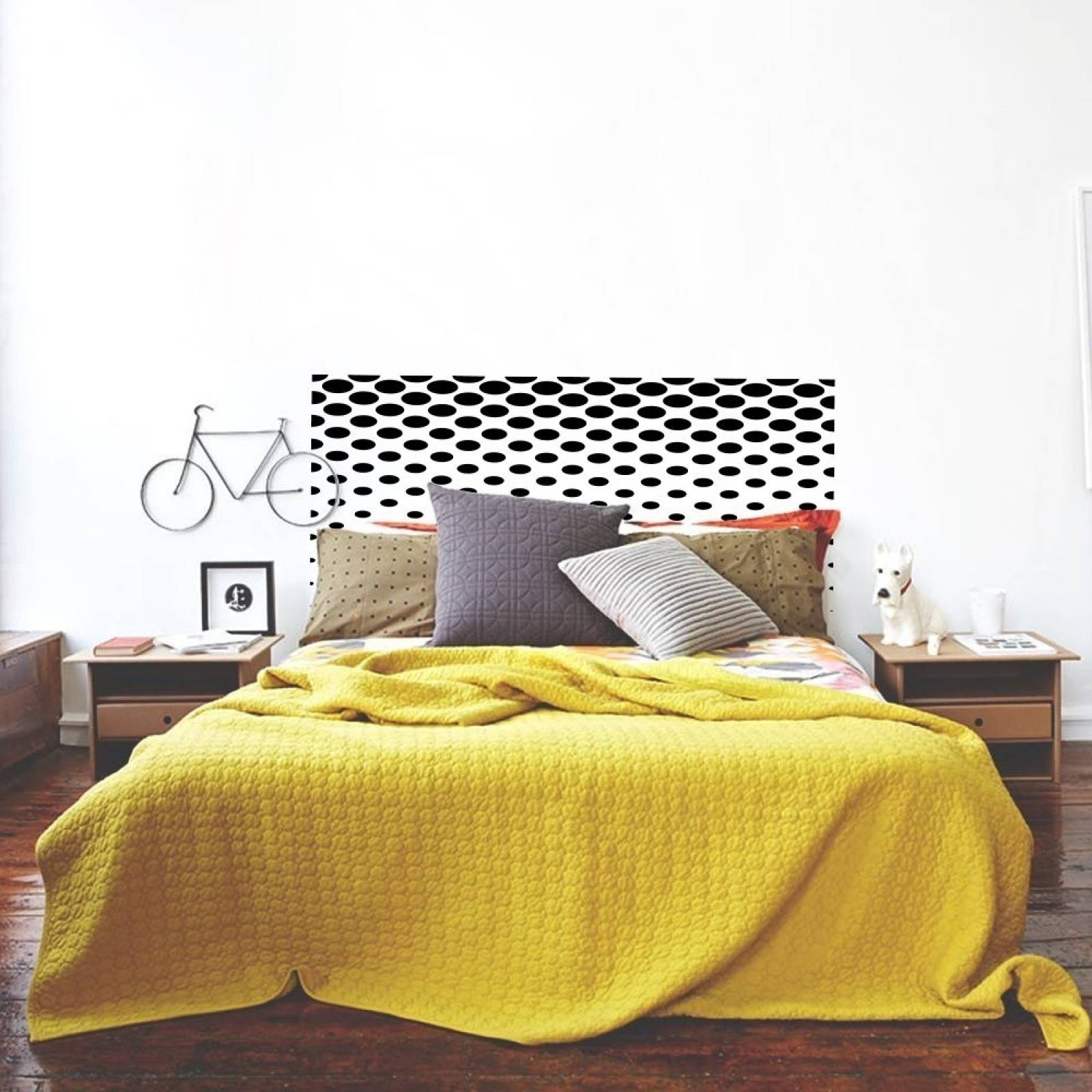 Vinilos Decorativos Vinil Pared Silueta Cabecera De Cama...