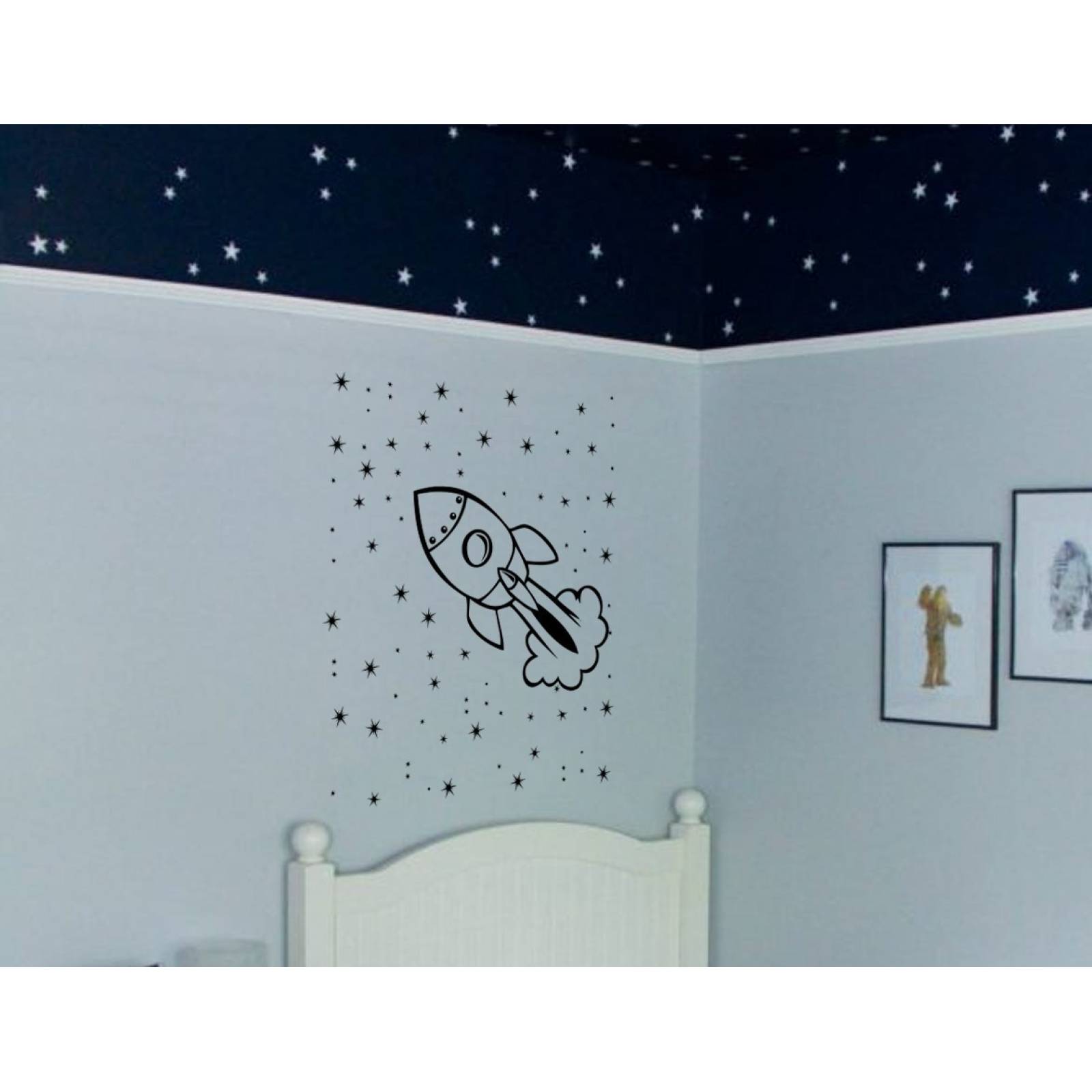 Vinilos Decorativos Vinil Pared Silueta Superhéroes Batman..