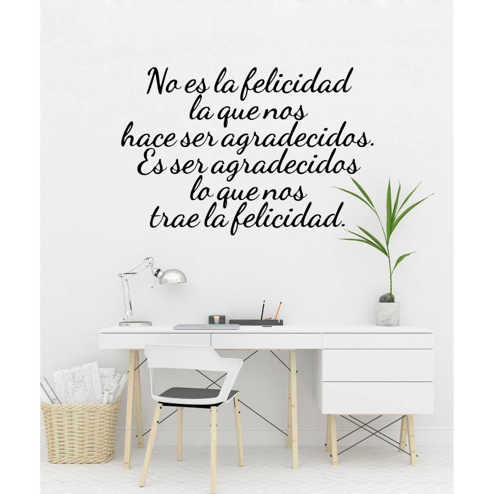 Vinil Decorativo Blanco Pared Vinilo Frase Letras Cree En Ti