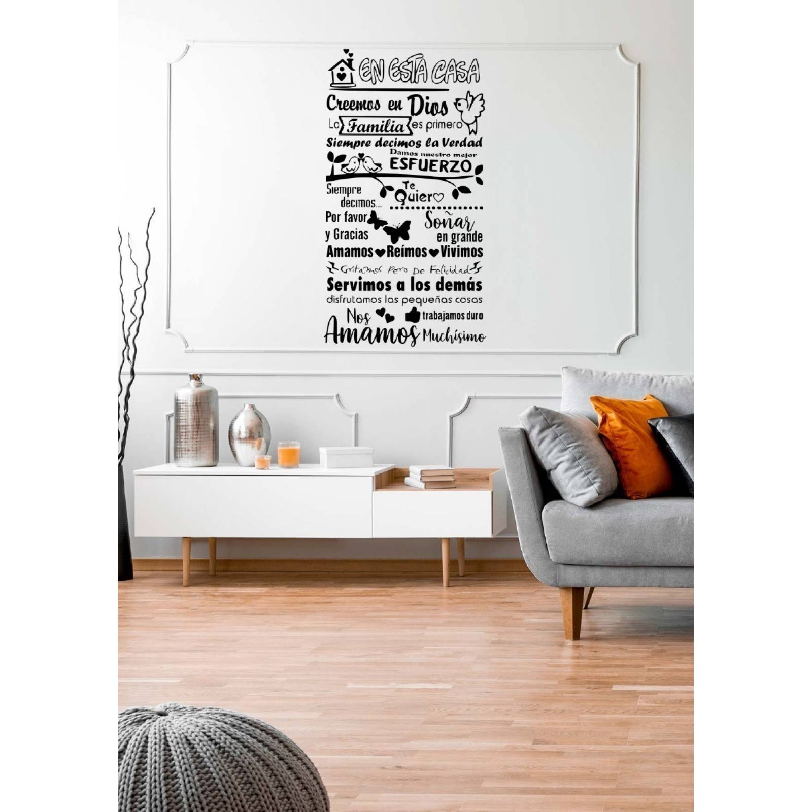 Vinil Decorativo Para Pared Frases Letras Papá Gracias Por..