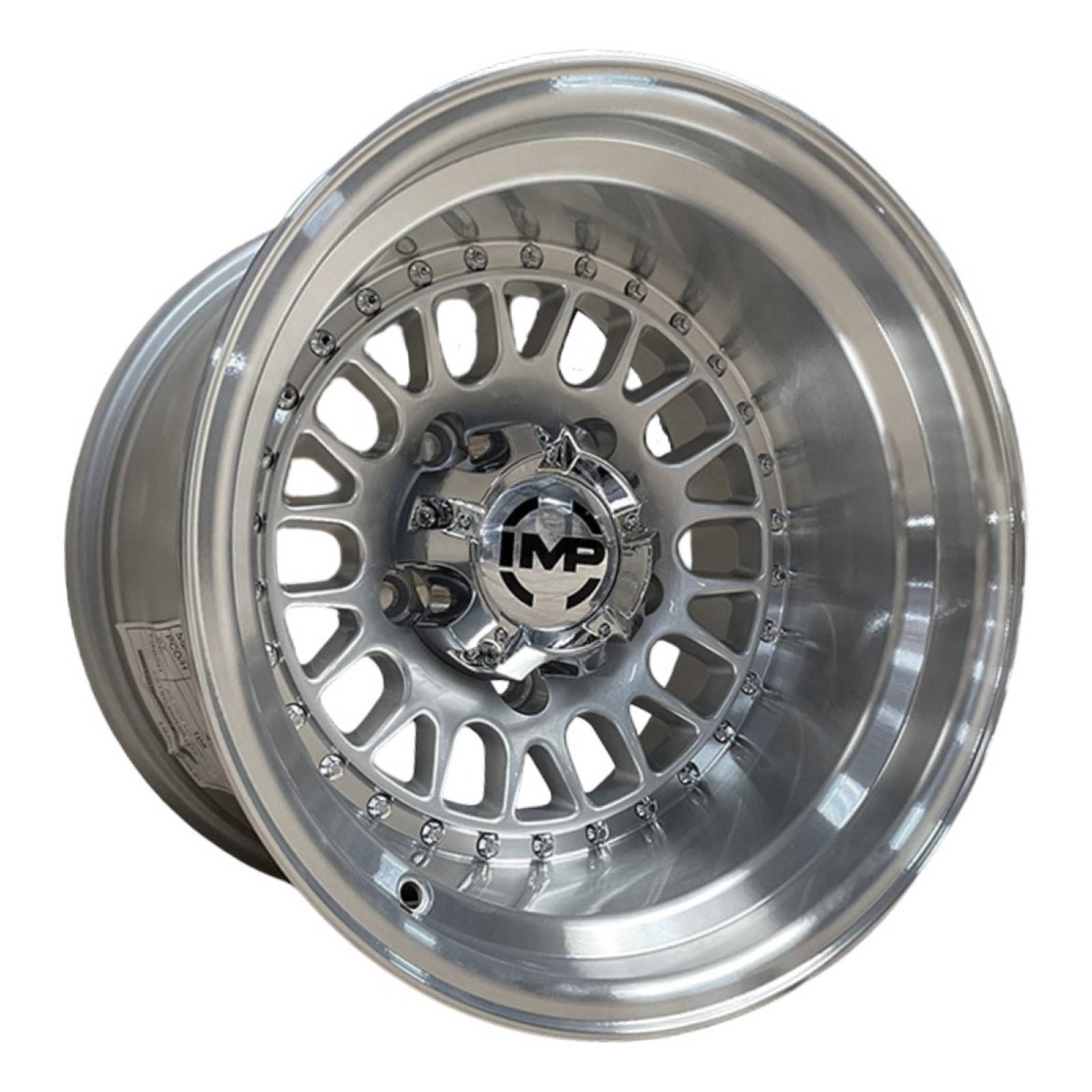Rines Silver Machined Lip 15 5X127 Jeep, Cherokee