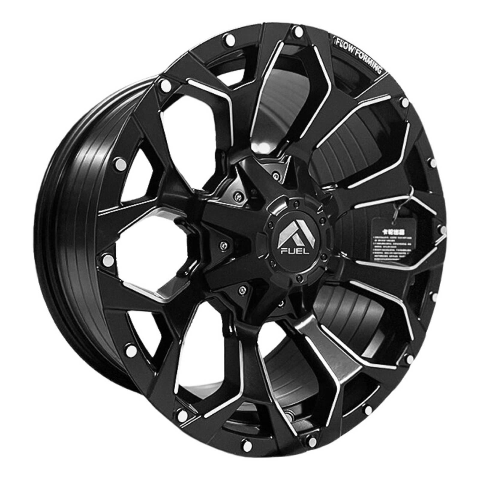Rines Matt Black Flow Form 17 5X127 Jeep, Cherokee