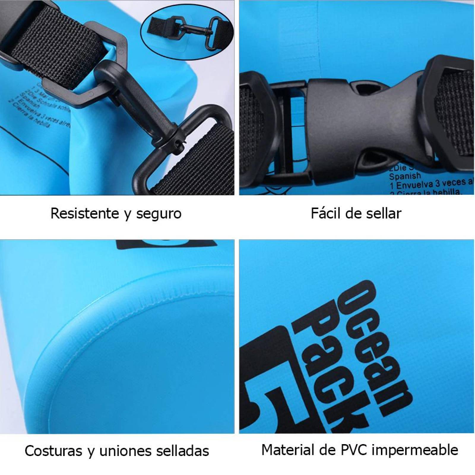 BOLSA SECA IMPERMEABLE DE 20 LITROS