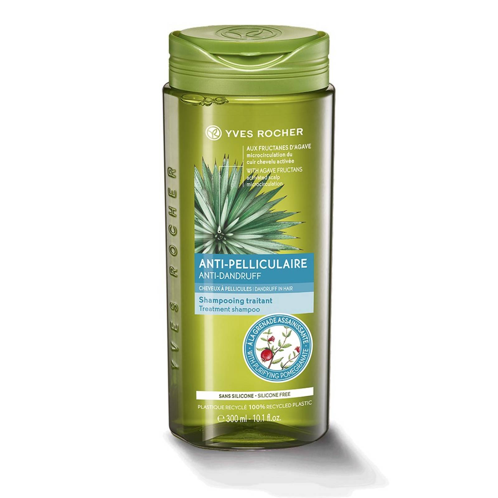 Shampoo Vegano Yves Rocher Capilar Anticaspa con Granada 300ml