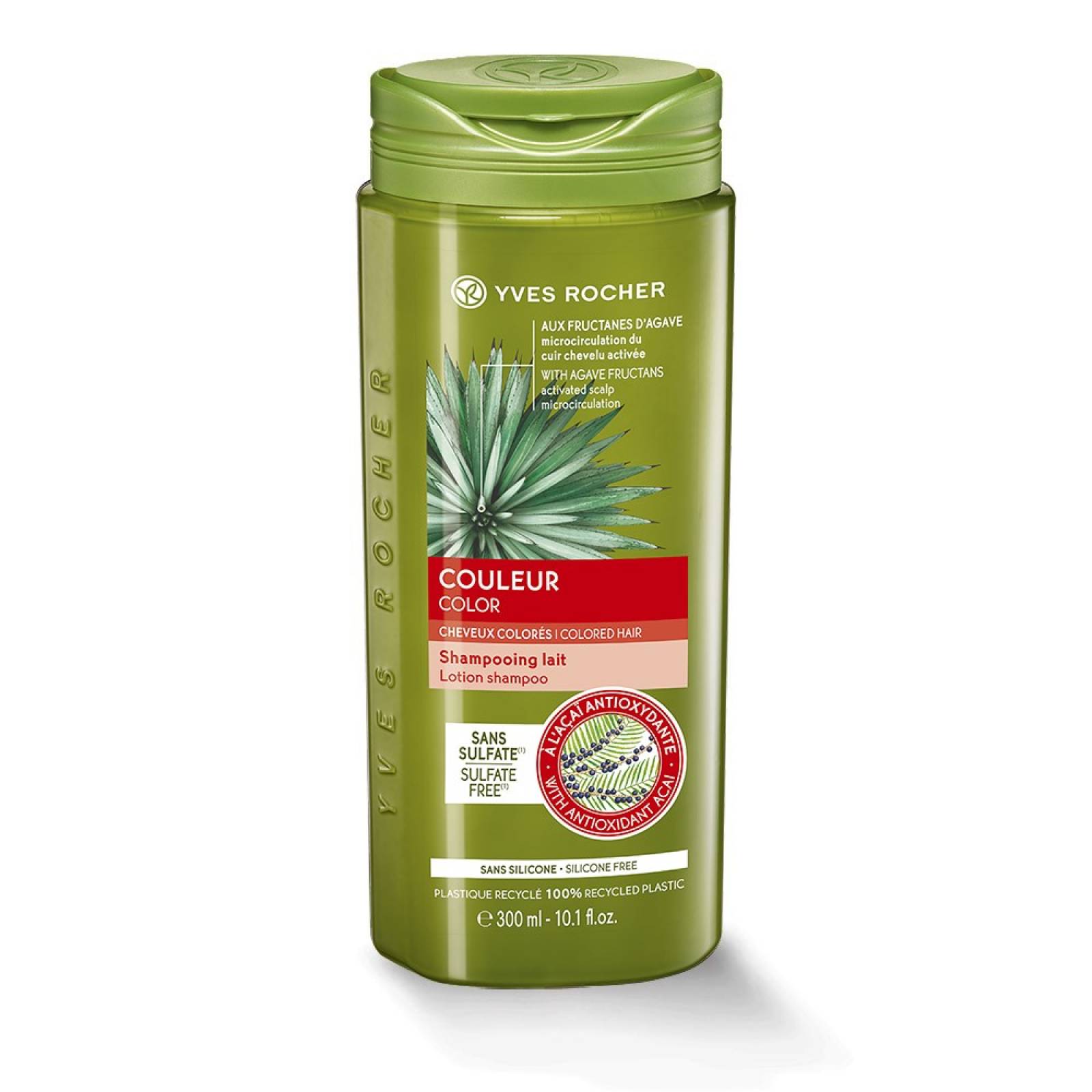 Shampoo Vegano Yves Rocher Capilar Color con Acai 300ml