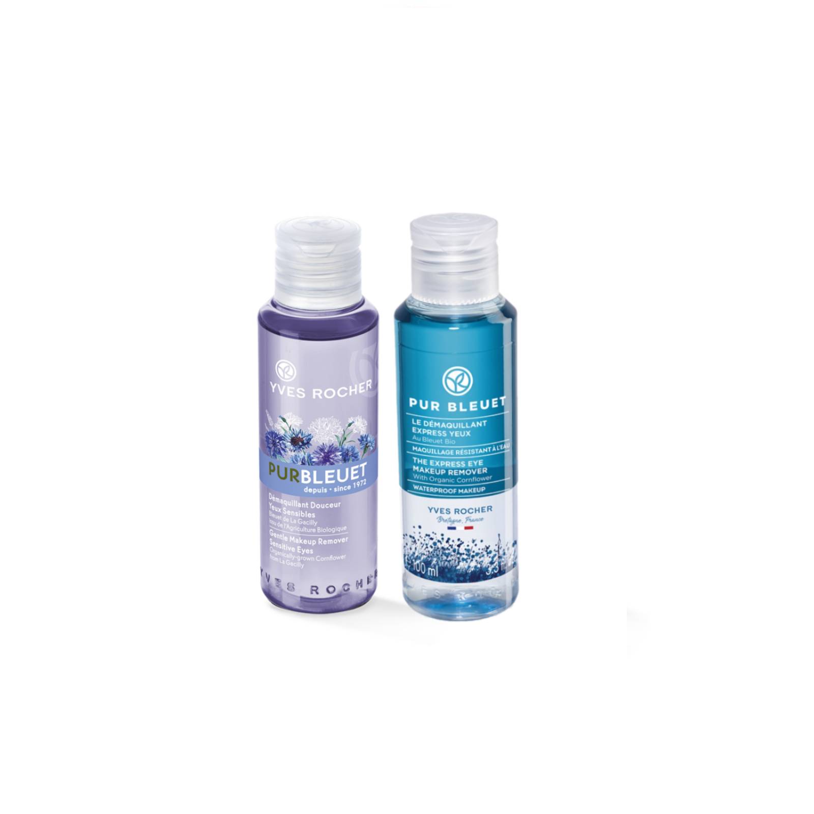 Desmaquillante Bifasico y Ojos Sensibles Yves Rocher 2pz 