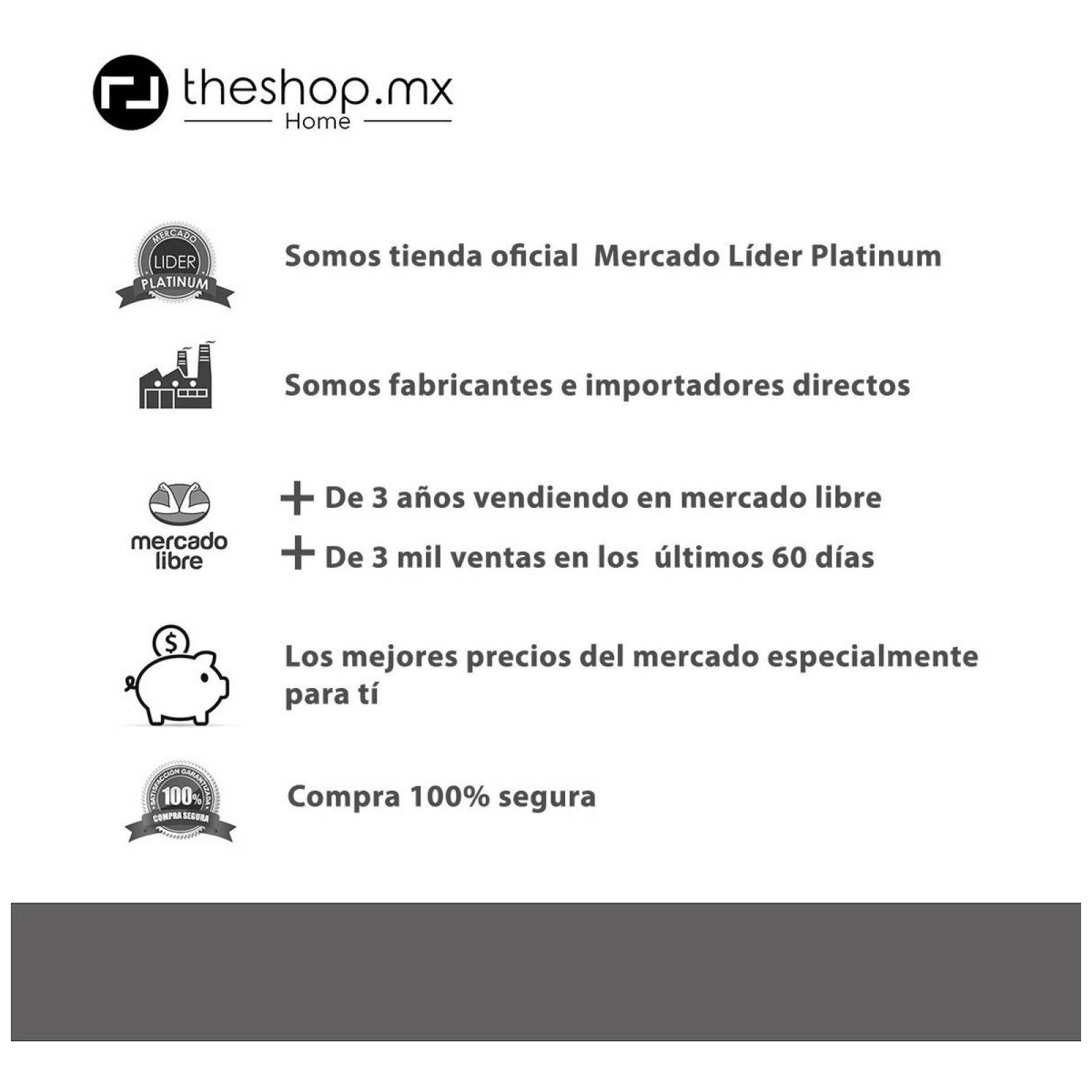 Ropero Clóset The Shop, 6 Puertas, 2 Cajones, Moderno 