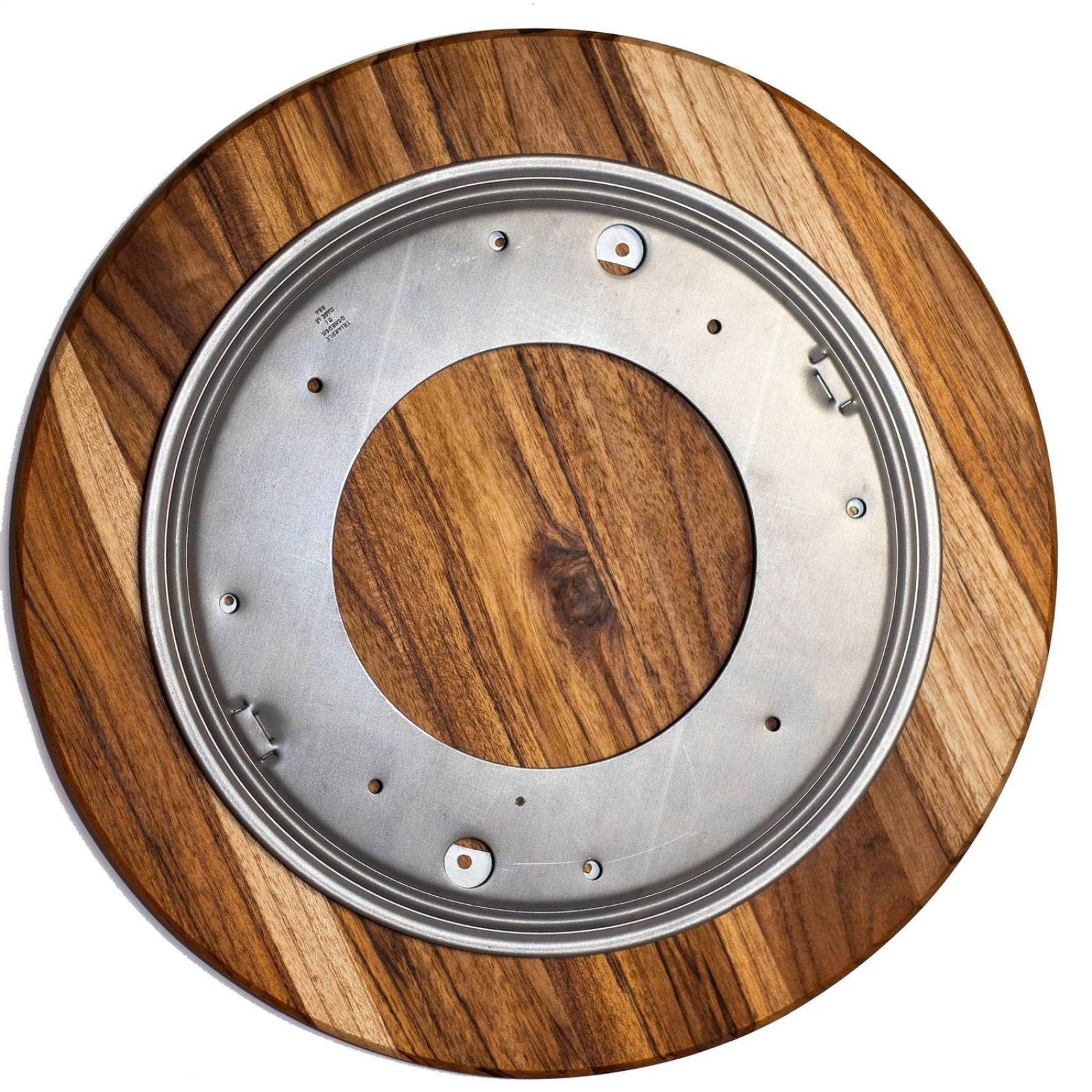 Lazy Susan Madera de Teca 3Bros, Plato Giratorio Condimentos 