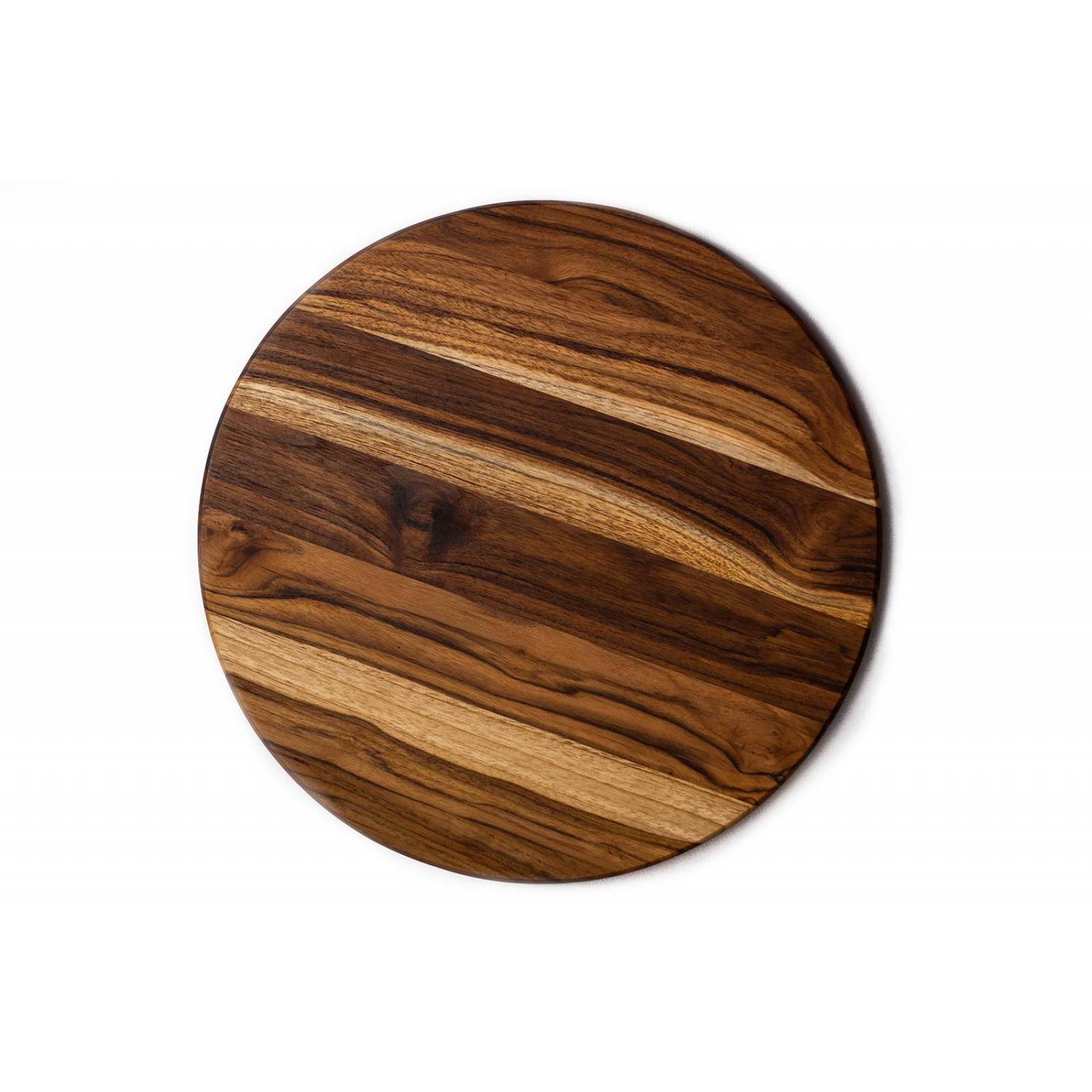 Lazy Susan Madera de Teca 3Bros, Plato Giratorio Condimentos 