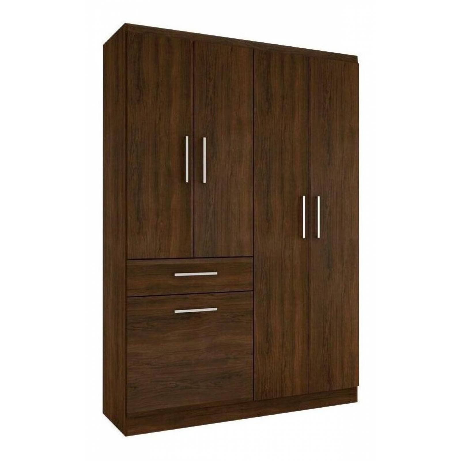 Ropero Clóset The Shop, 4 Puertas, 1 Cajón y Zapatera 