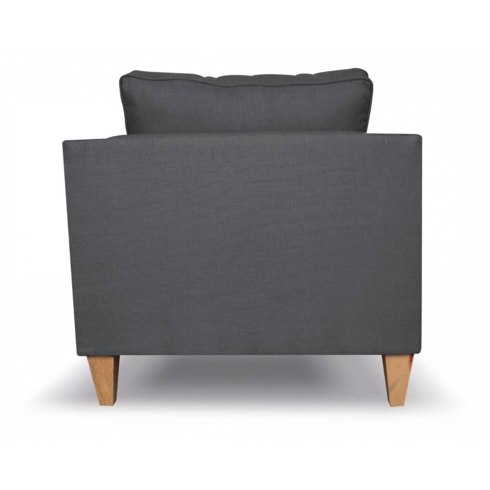 Sillón Rosen SofaMatch, Tela Quantum, Patas Natural Graphite