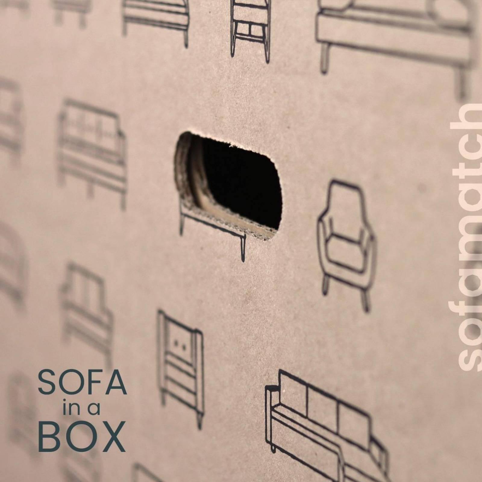 Sillón Rosen SofaMatch, Tela Quantum, Patas Natural Graphite