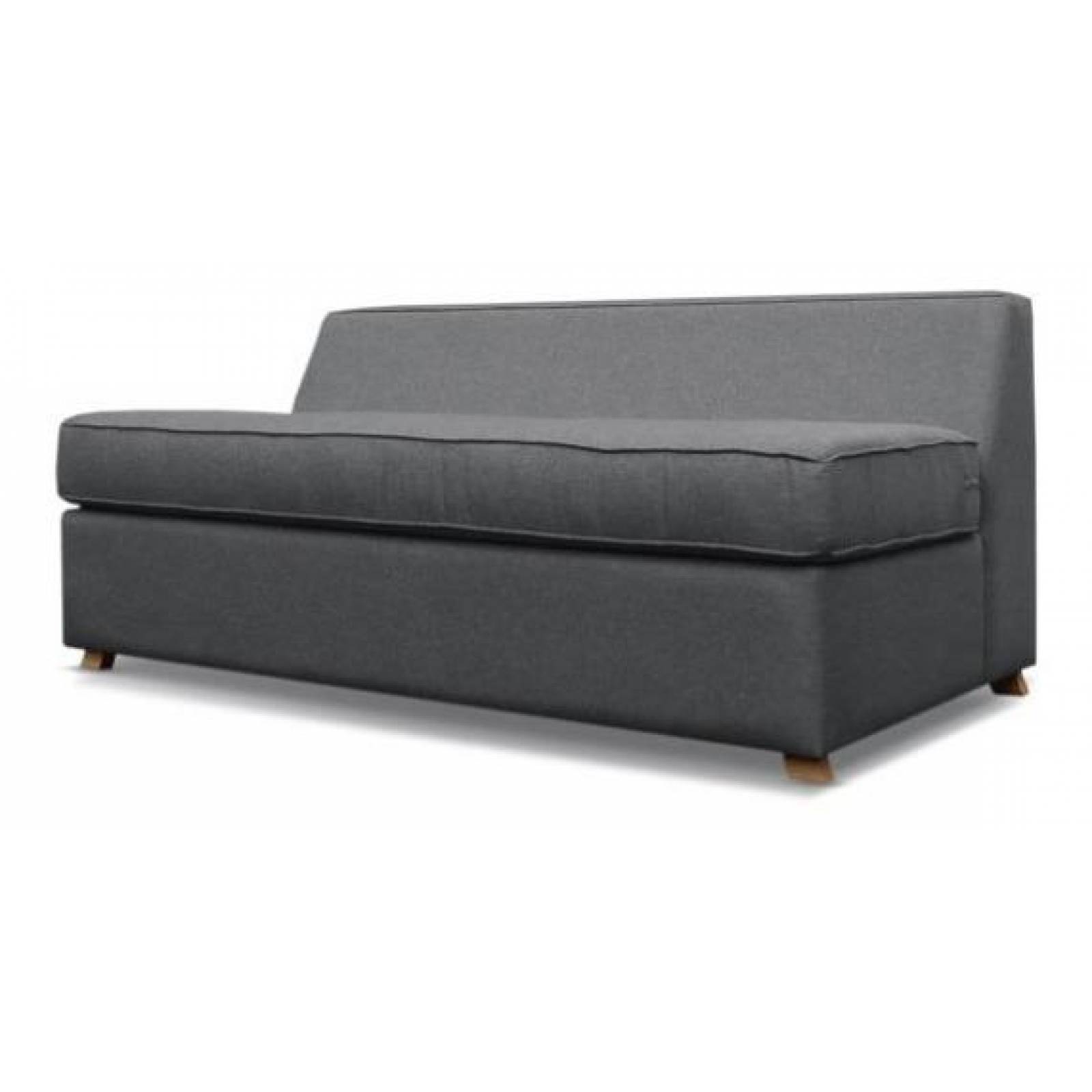 Sala Sofá Cama Leeds Matrimonial De Sofamatch Gris Tela Microfibra