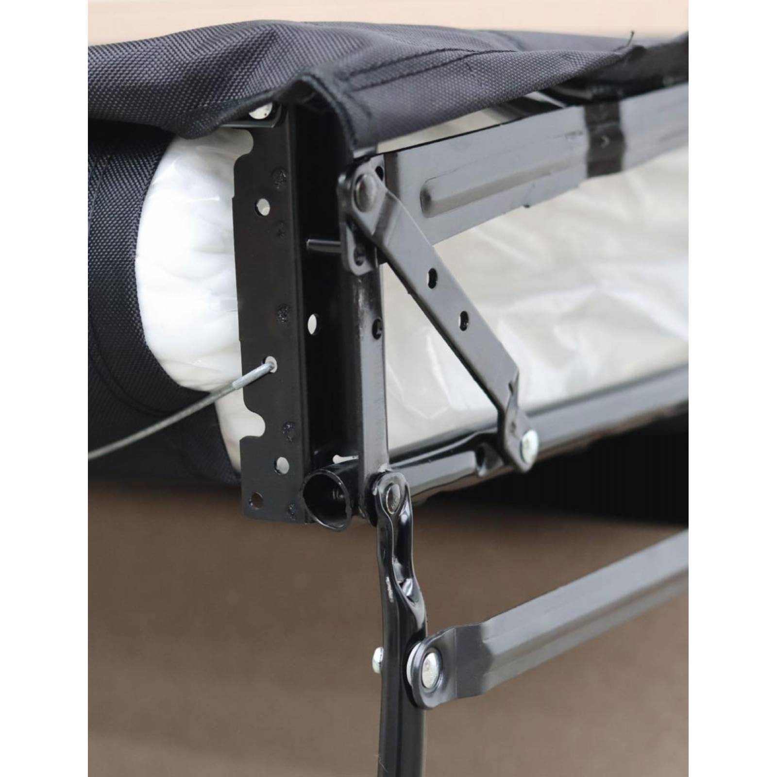 Sala Sofá Cama Leeds Matrimonial De Sofamatch Gris Tela Microfibra