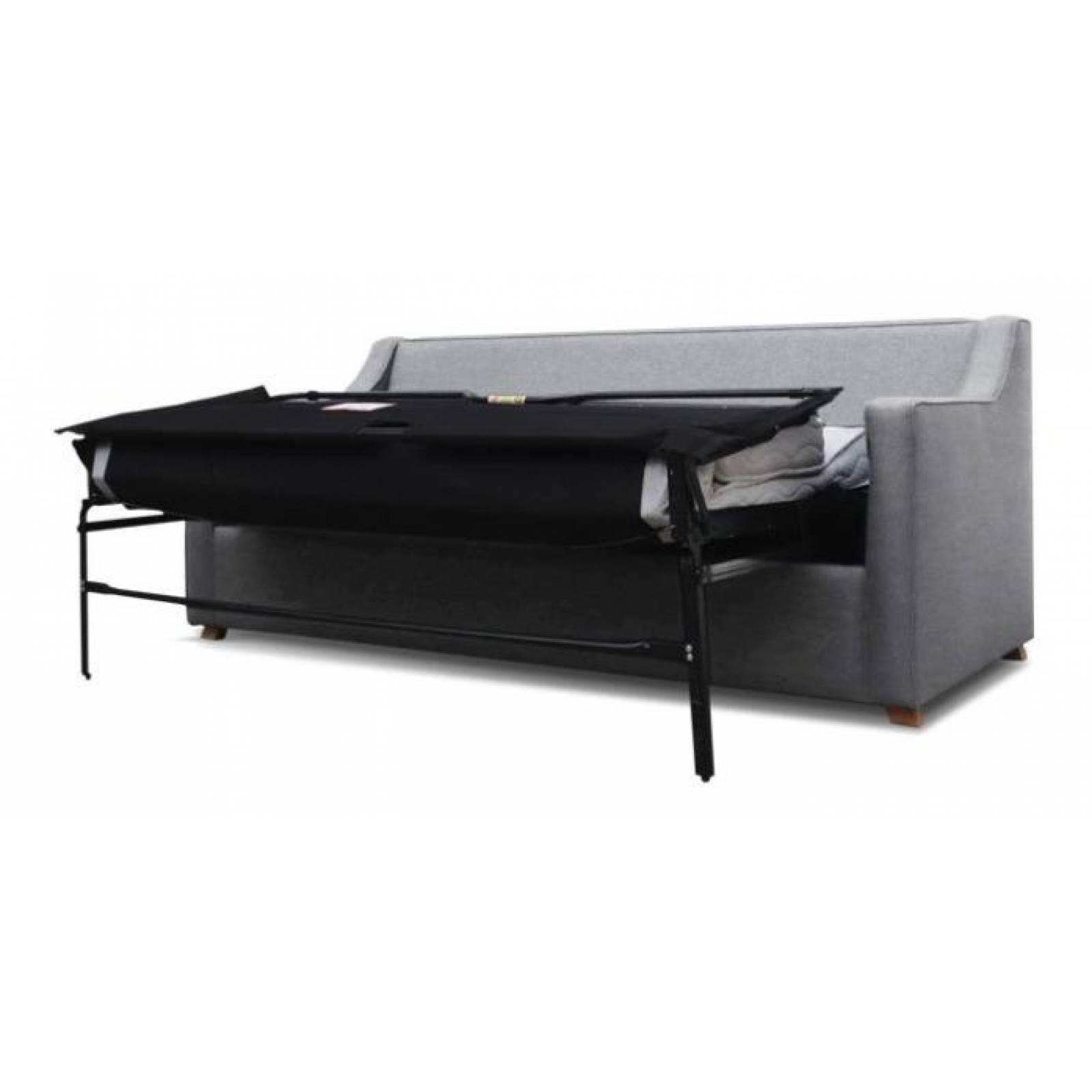 Sofá Cama Matrimonial Menken SofaMatch, Tela Quantum Ash Tela Microfibra